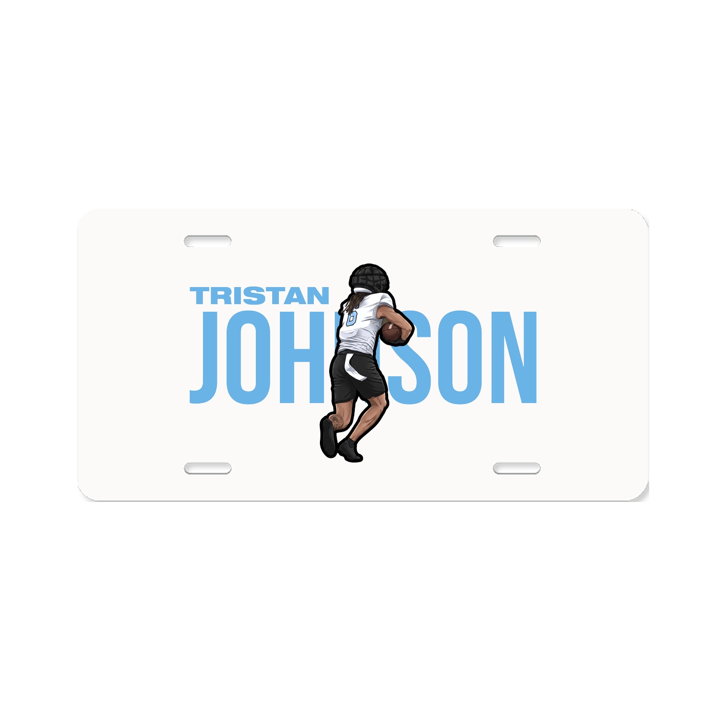 License Plate — Player Name in Classic