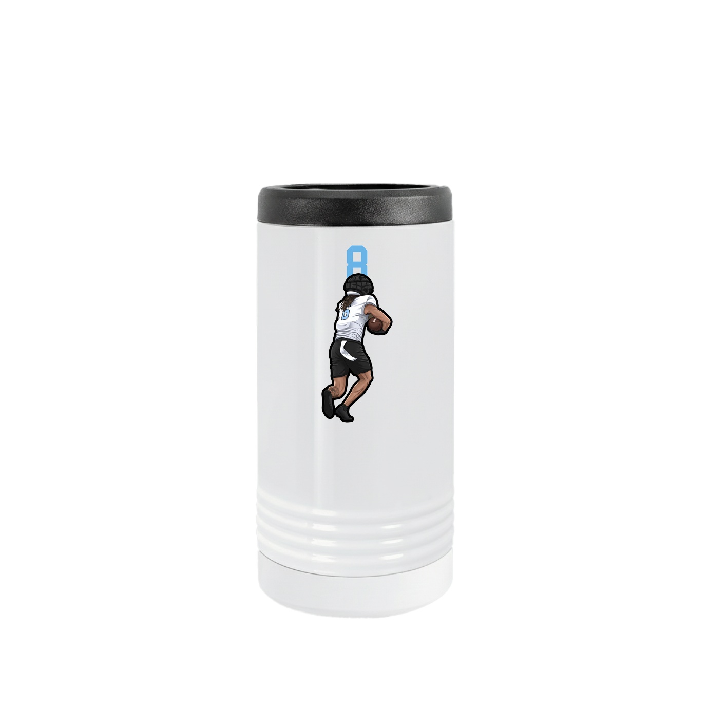 Slim Beverage Holder — Number Top in White