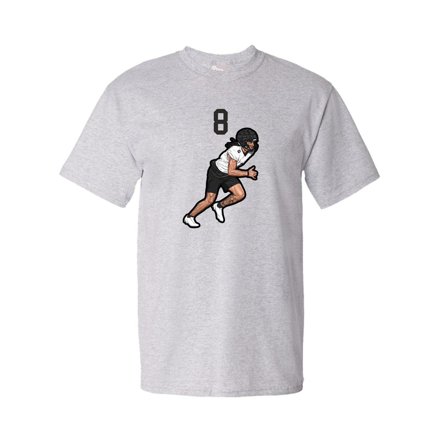 Tee — Number Top in Grey