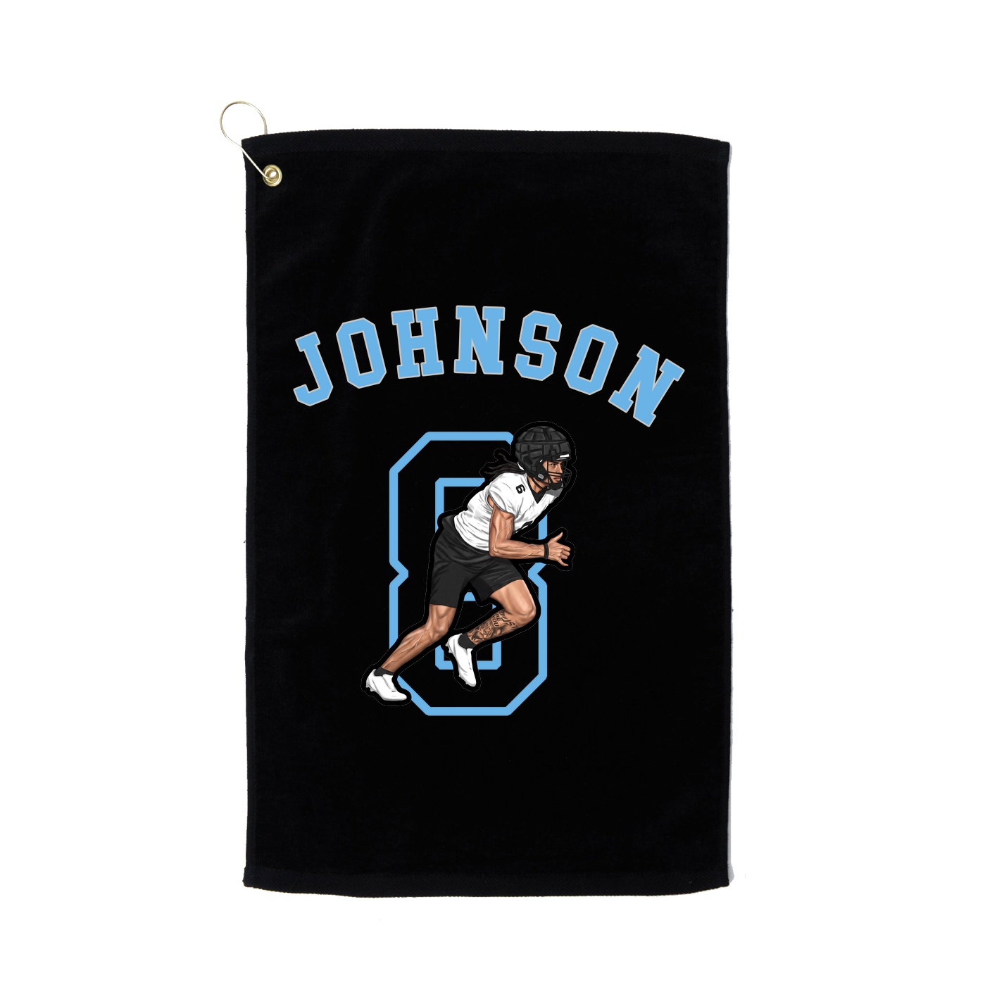 Golf Towel — Shirsey Arch in Black