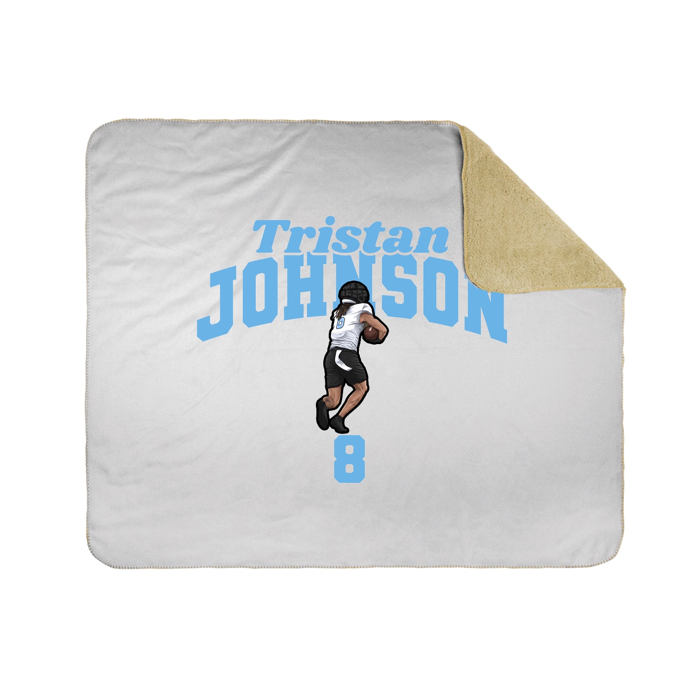 Throw Blanket — Signature Arch in White