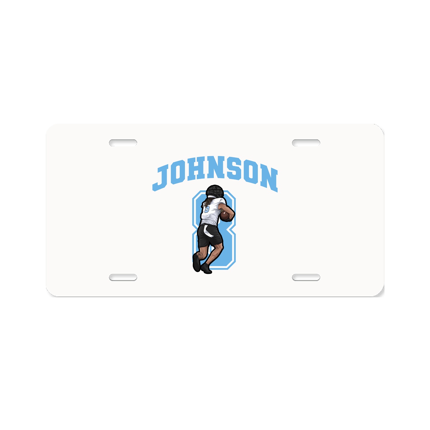 License Plate — Number in Classic