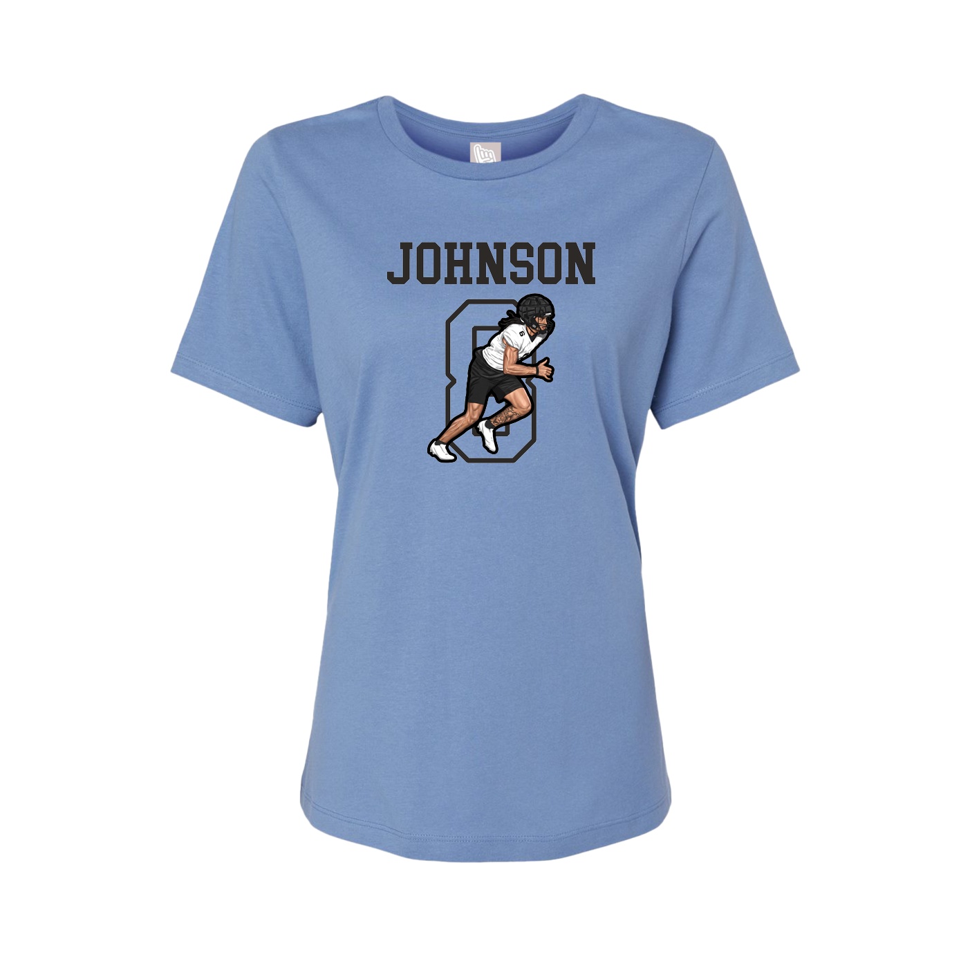 Fitted Women's Tee — Shirsey in Powder Blue