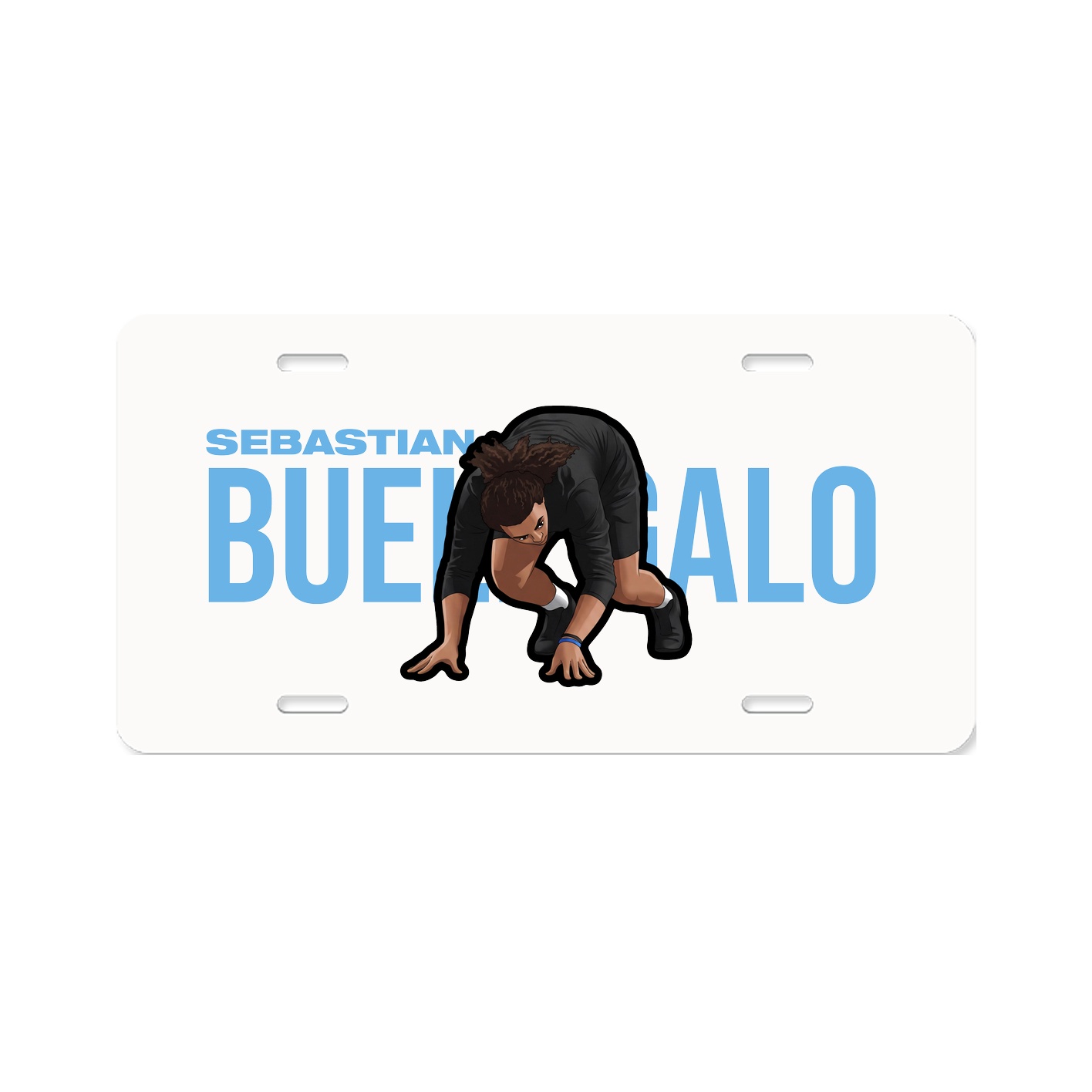 License Plate — Player Name in Classic
