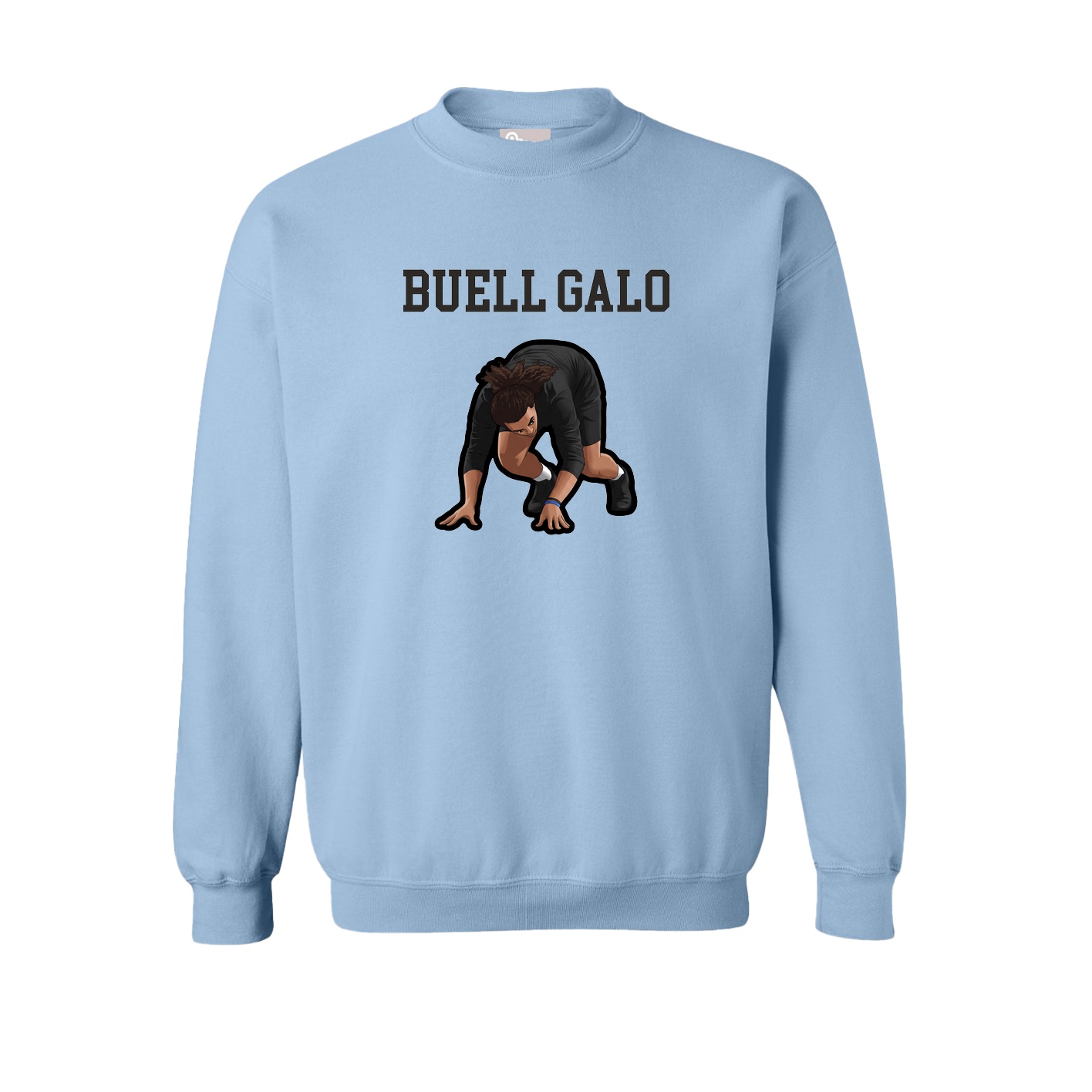 Fleece Crew — Shirsey in Light Blue