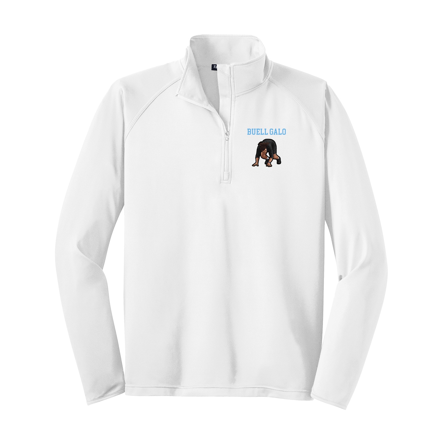 Q-Zip Pullover — Shirsey in White