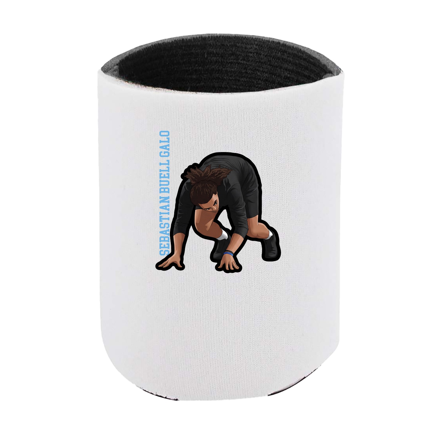 Can Holder — Name Vertical in White