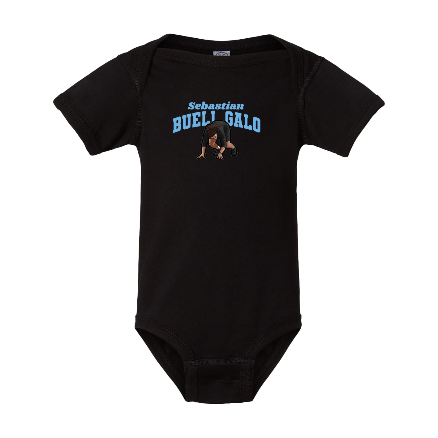 Baby Onesie — Signature Arch in Black