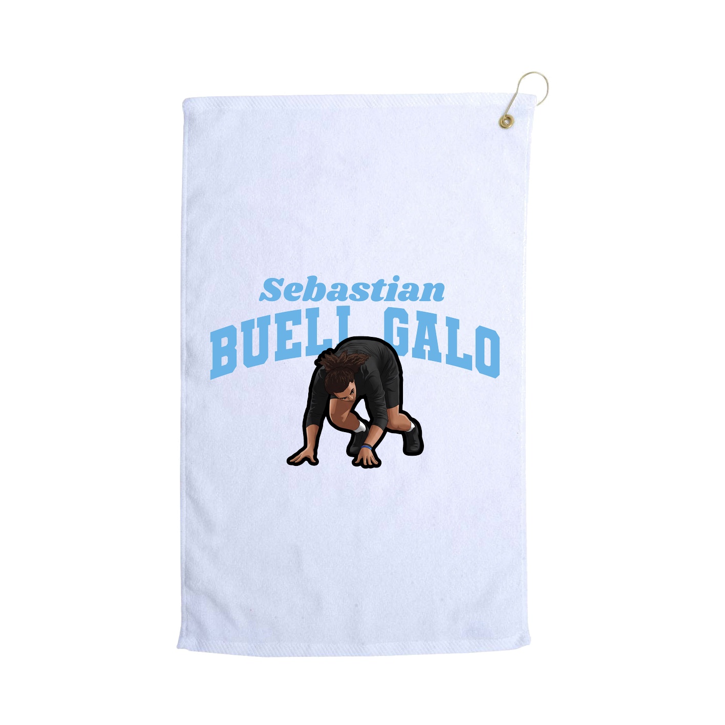 Golf Towel — Signature Arch in White