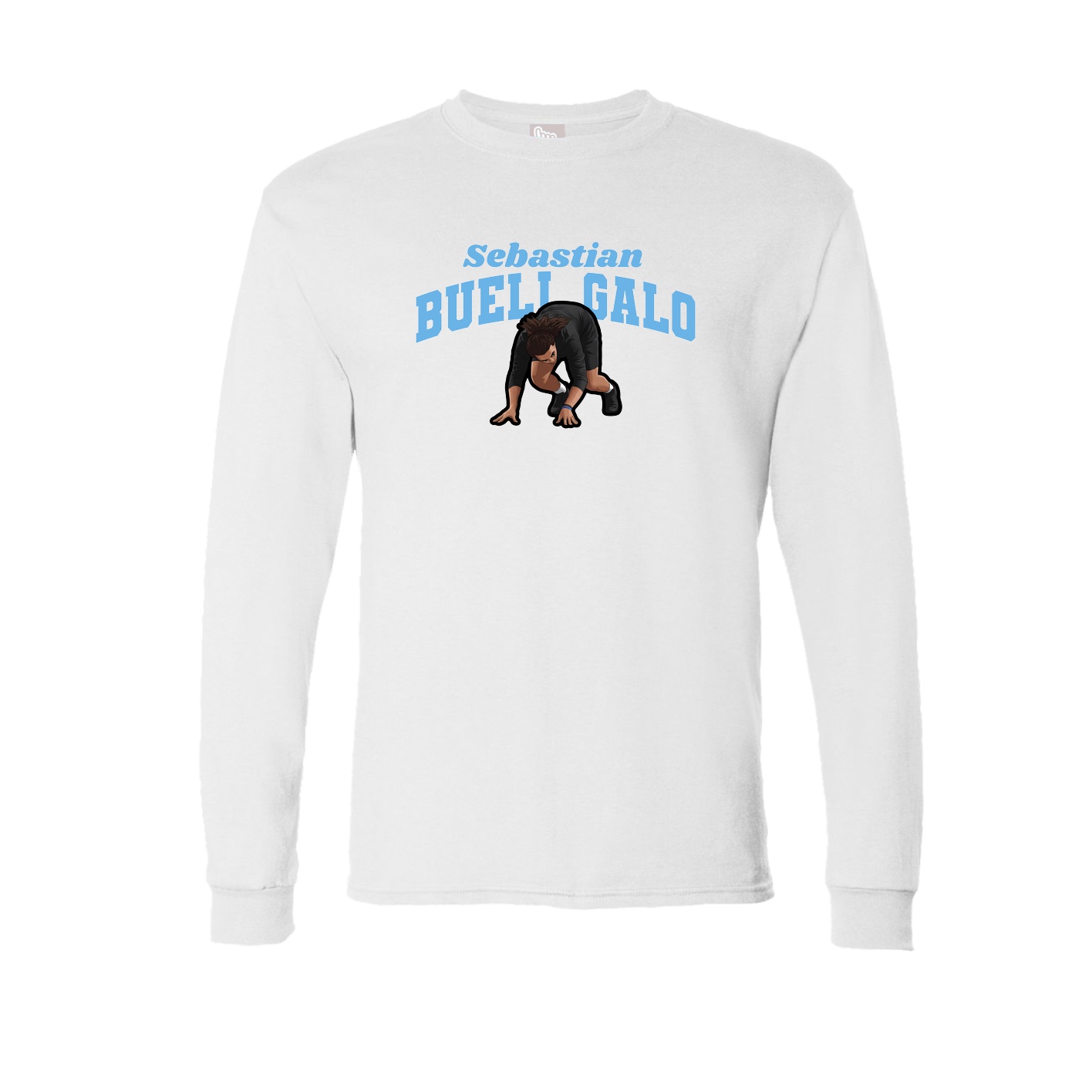 Long Sleeve Tee — Signature Arch in White