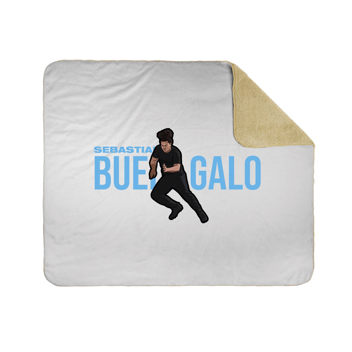 Throw Blanket — Player Name in White