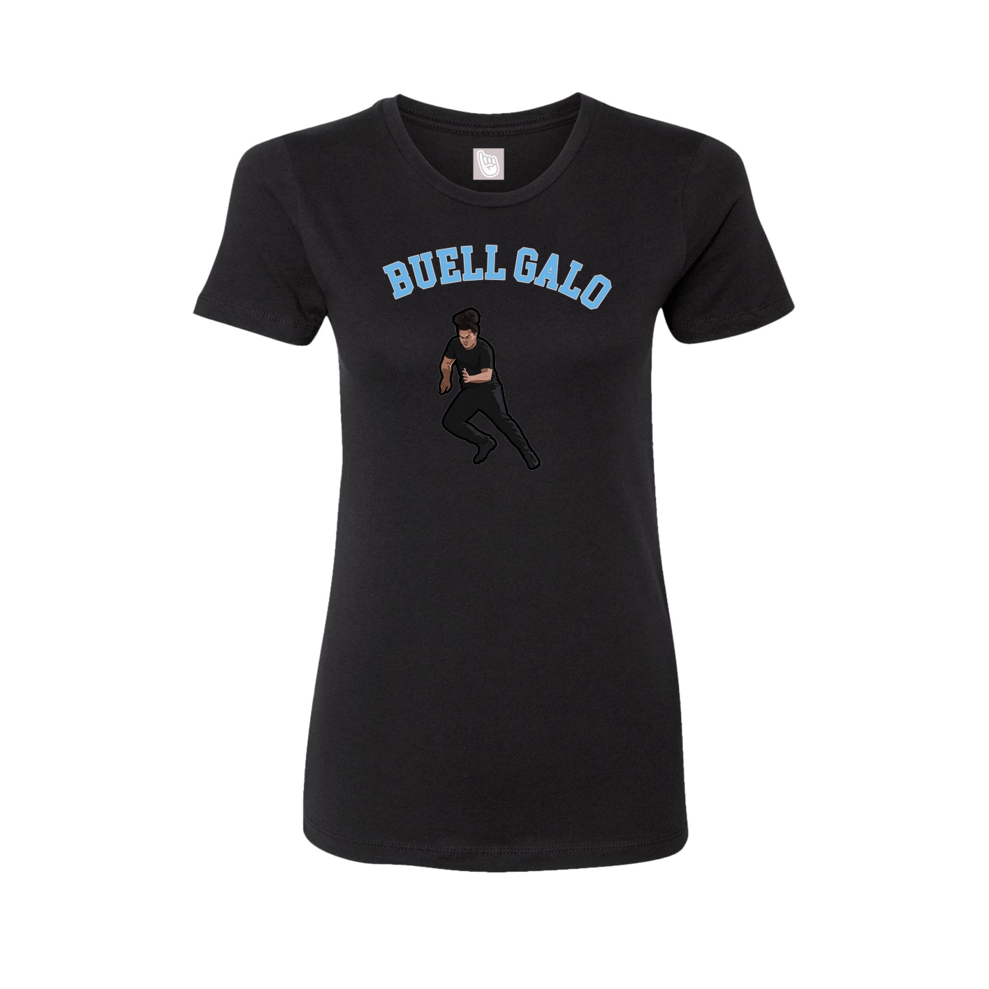 Fitted Women's Tee — Shirsey Arch in Black