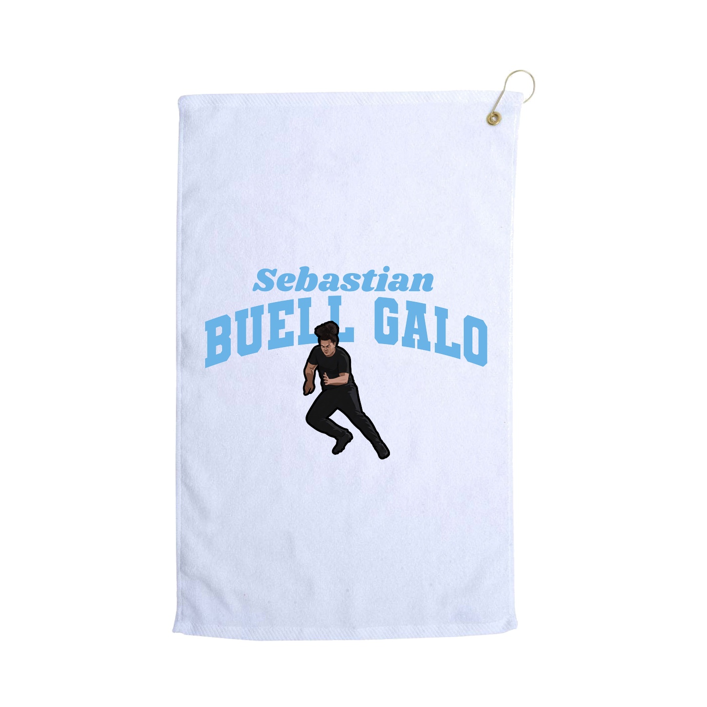 Golf Towel — Signature Arch in White