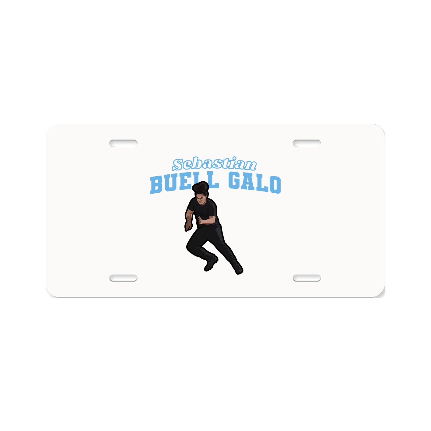License Plate — Name Arch in Classic