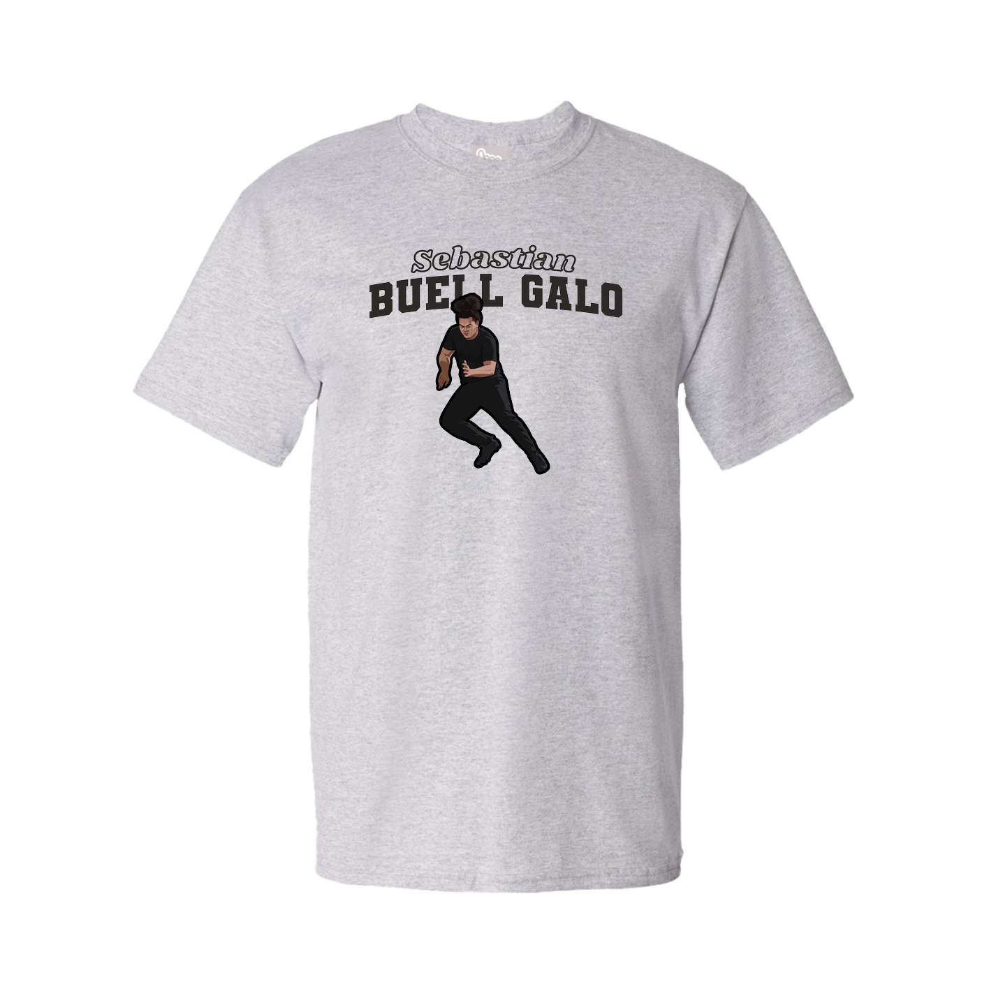 Youth Tee — Name Arch in Grey
