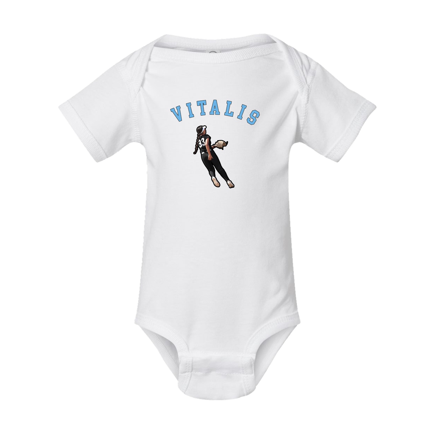 Baby Onesie — Shirsey Arch in White