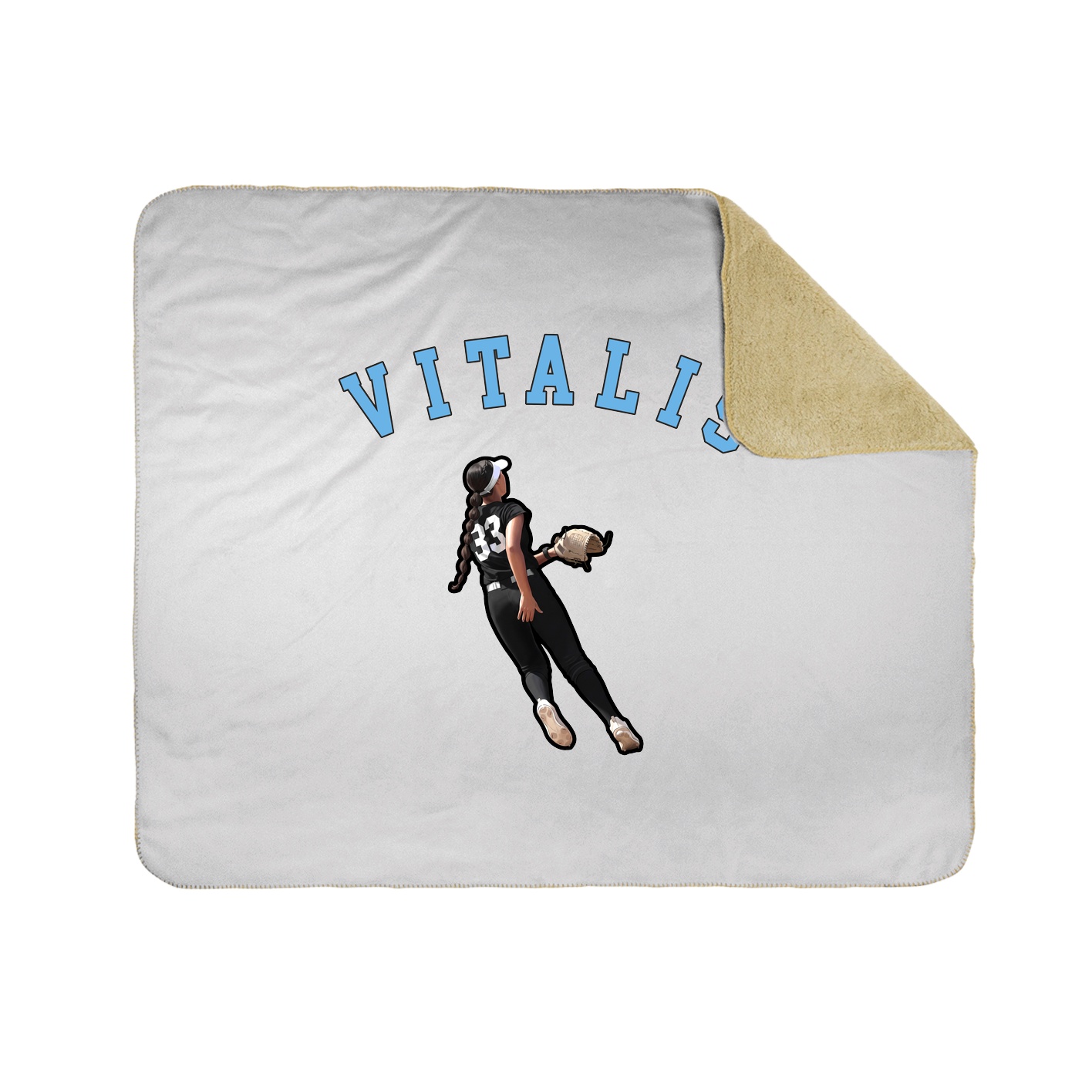 Throw Blanket — Shirsey Arch in White