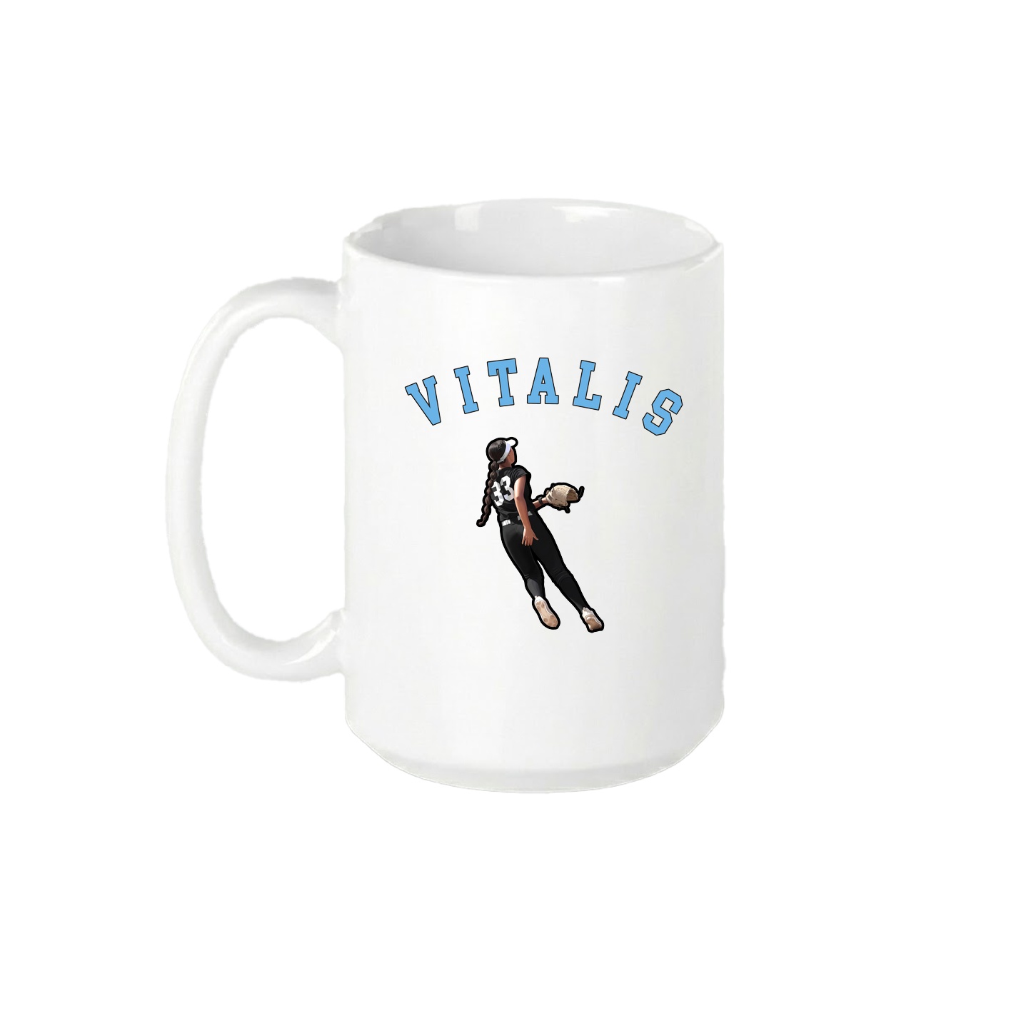 15oz Coffee Mug — Shirsey Arch in White