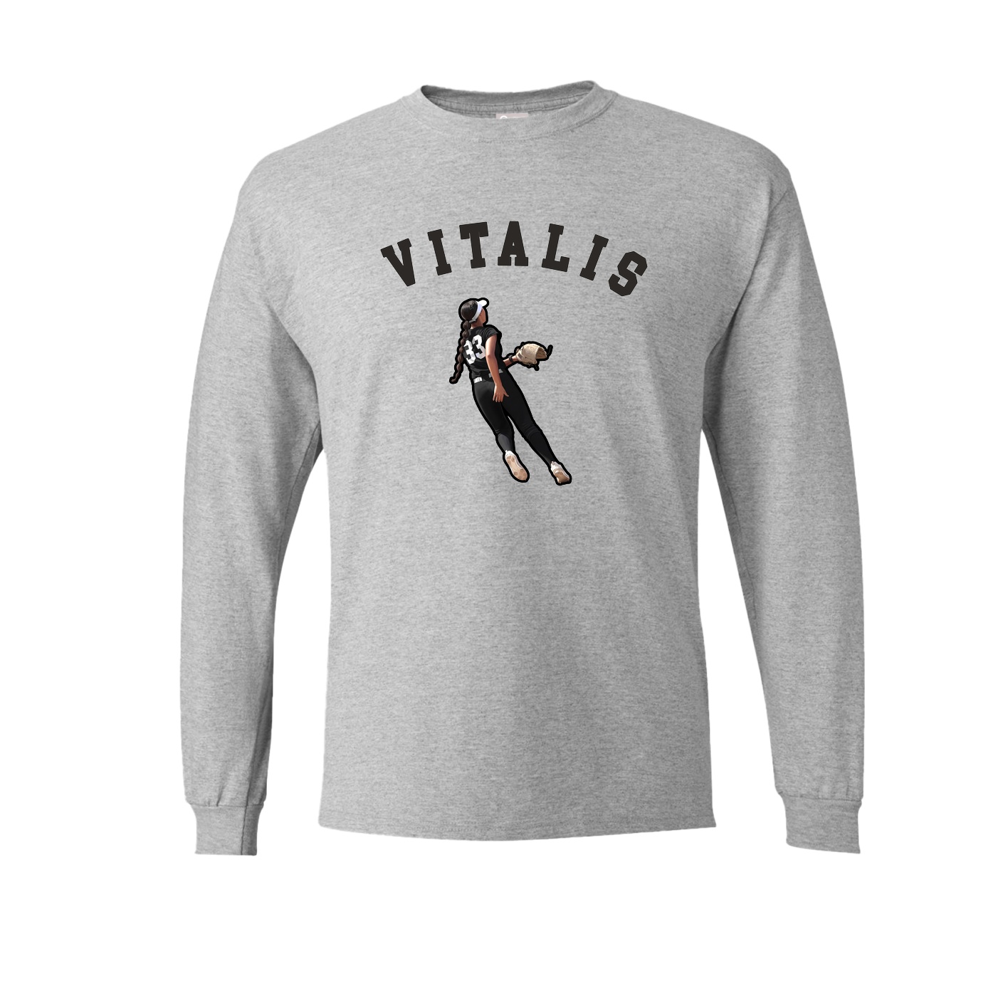 Long Sleeve Tee — Shirsey Arch in Grey