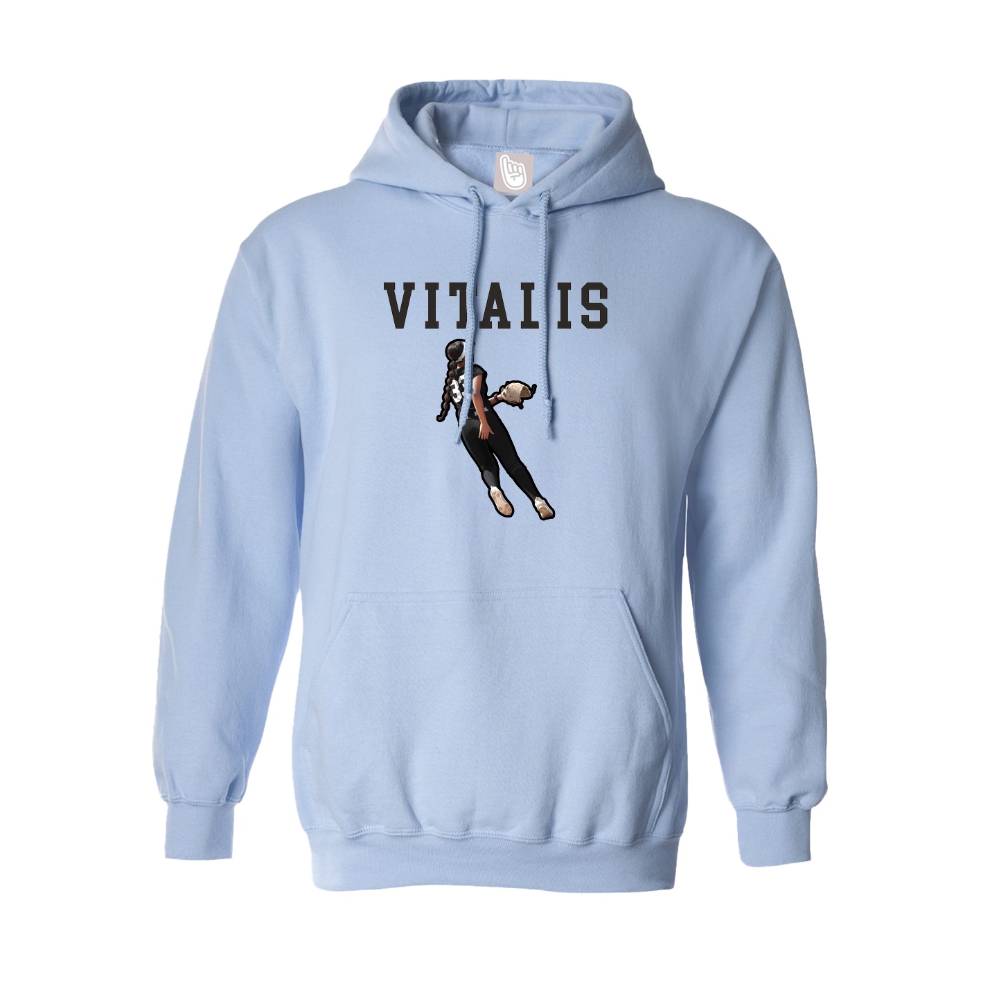 Hoodie — Shirsey in Light Blue