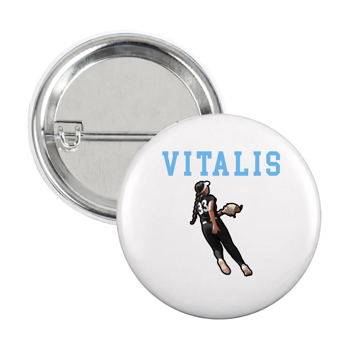 Game Day Button — Shirsey in White