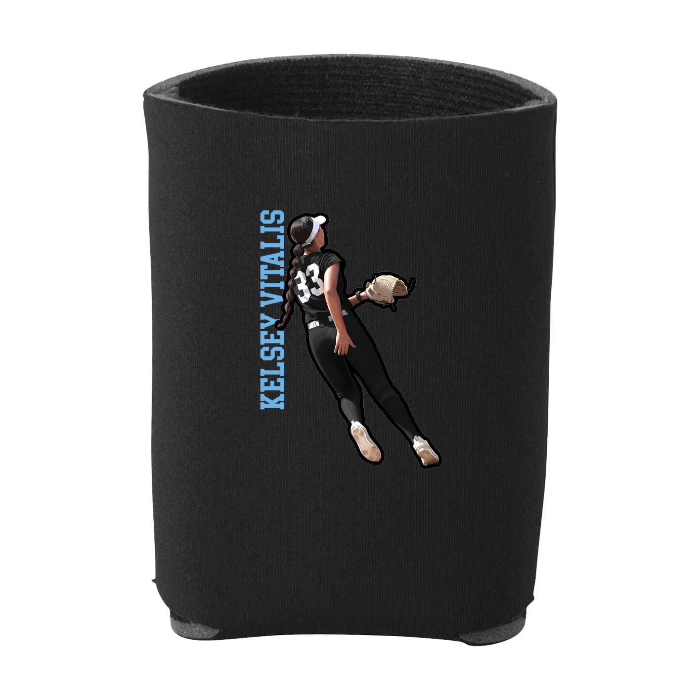 Can Holder — Name Vertical in Black