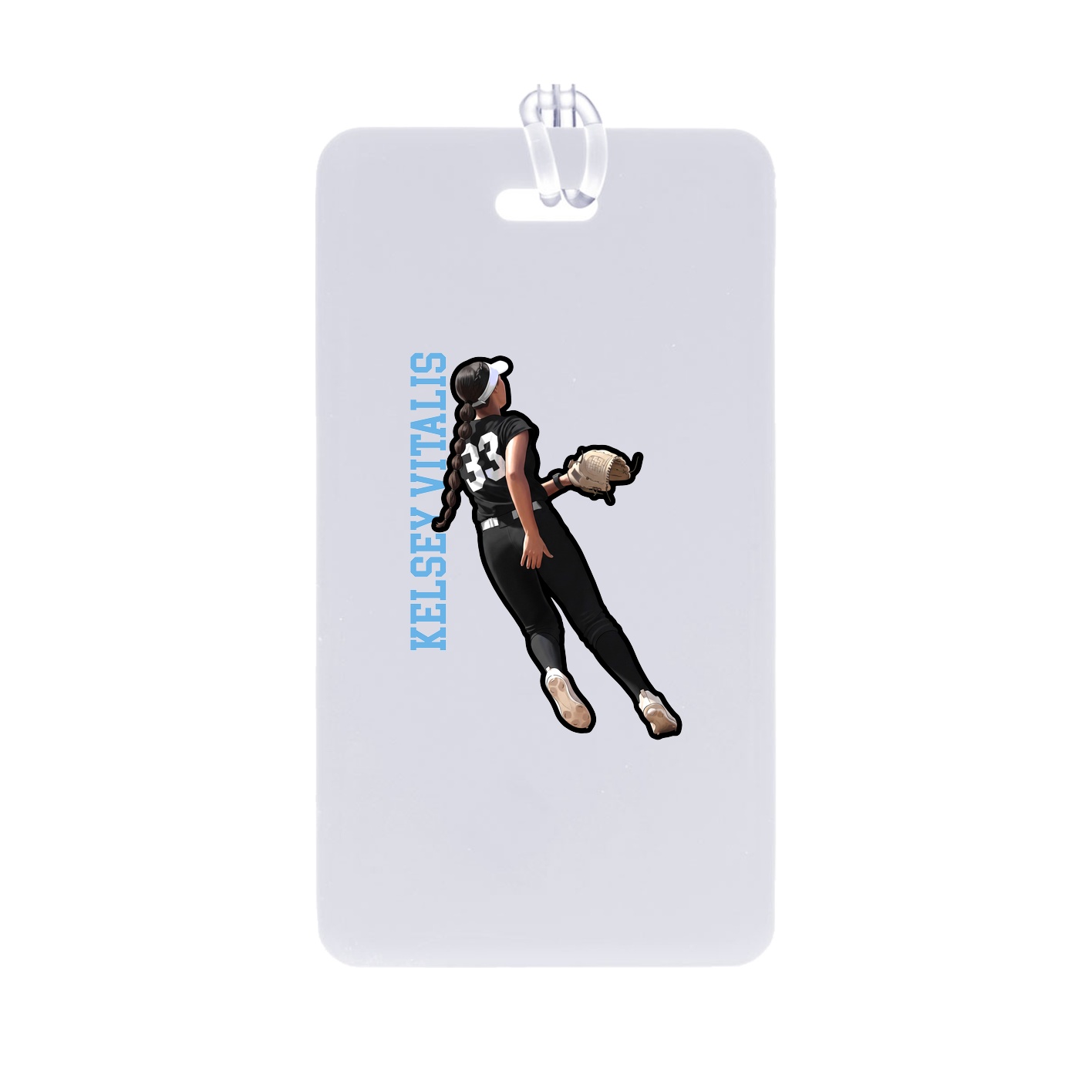 Bag Tag — Name Vertical in Classic