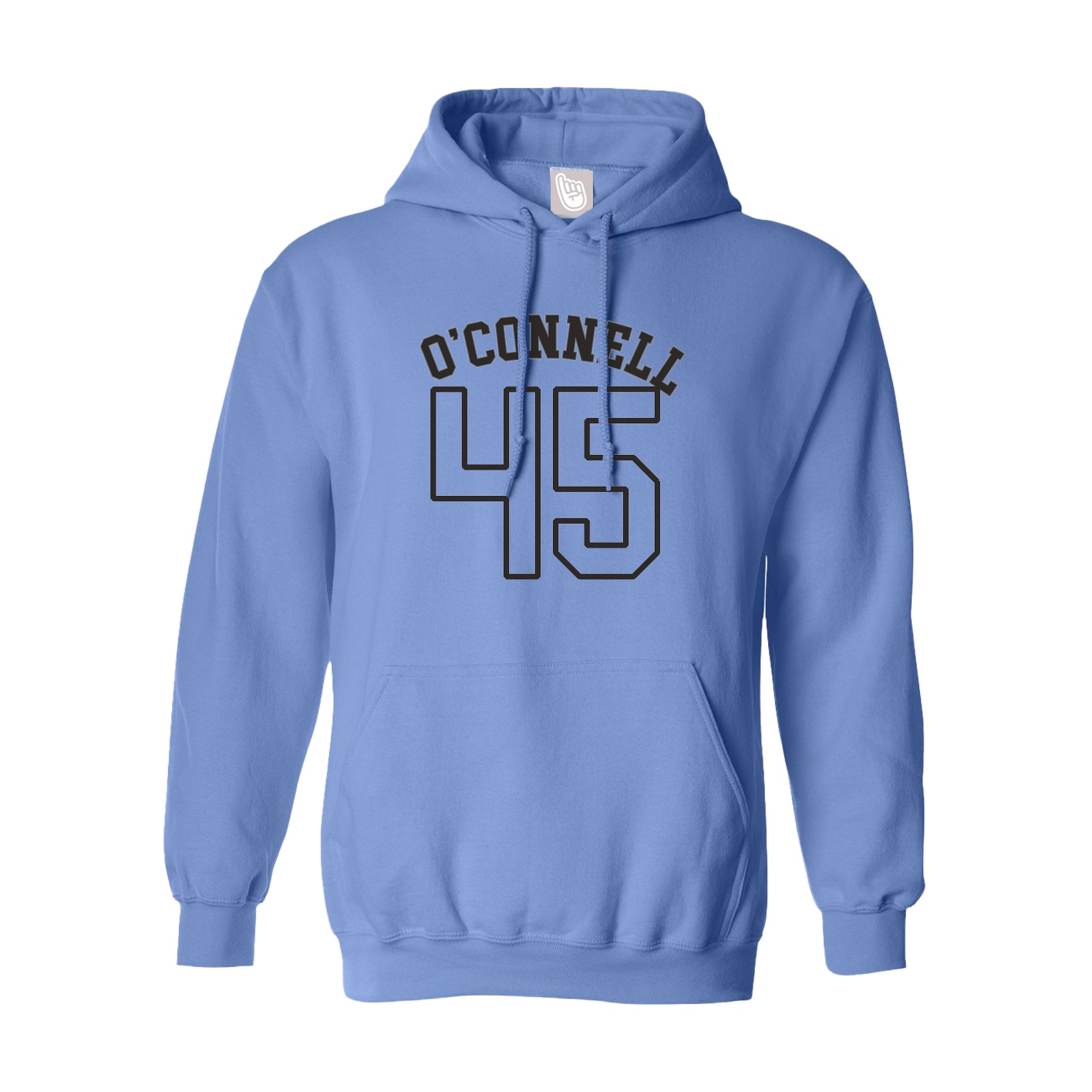 Youth Hoodie — Shirsey Arch in Powder Blue