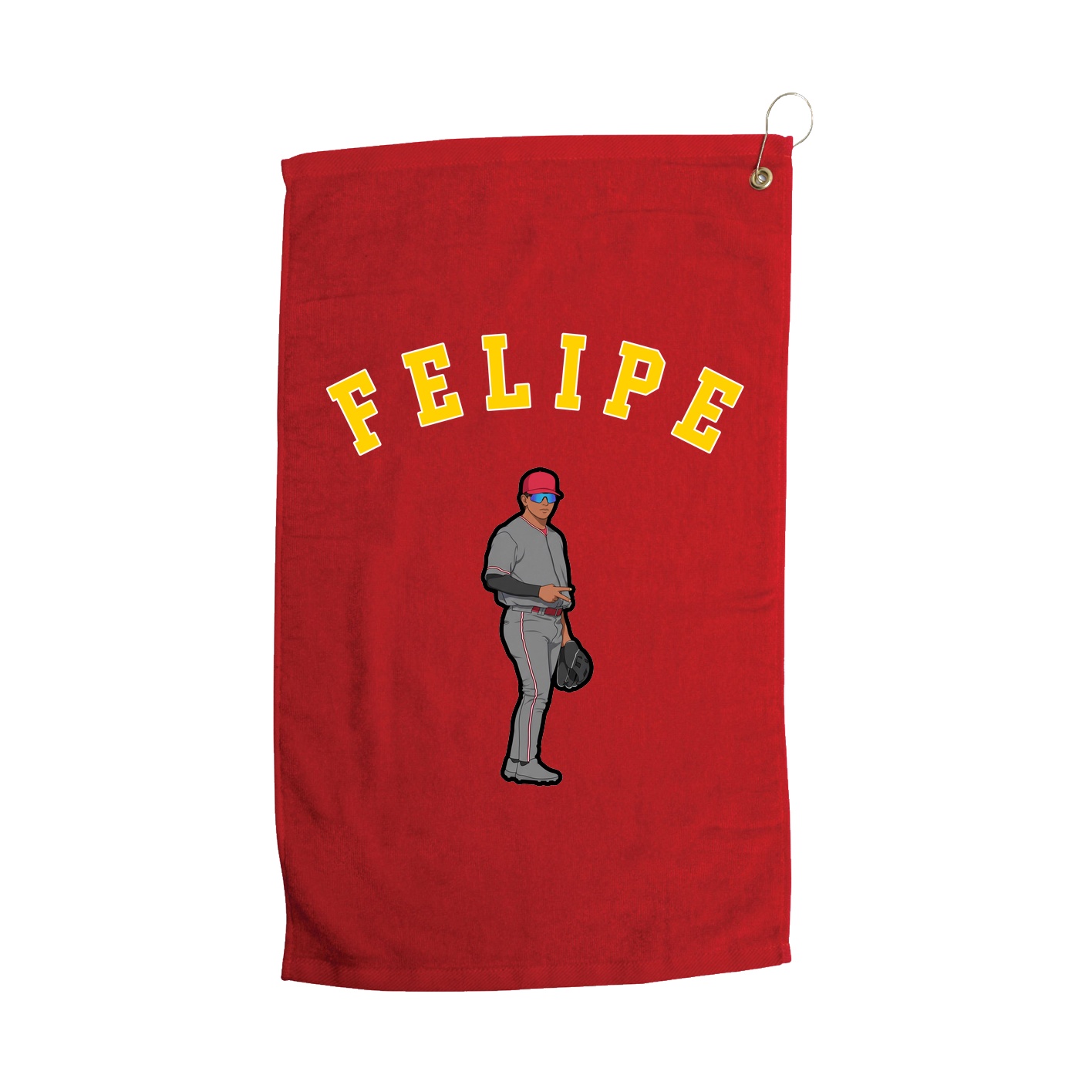 Golf Towel — Shirsey Arch in Red