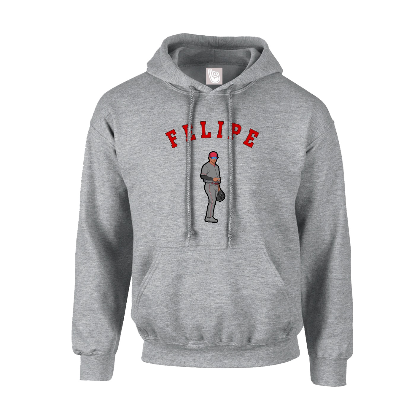 Youth Hoodie — Shirsey Arch in Grey