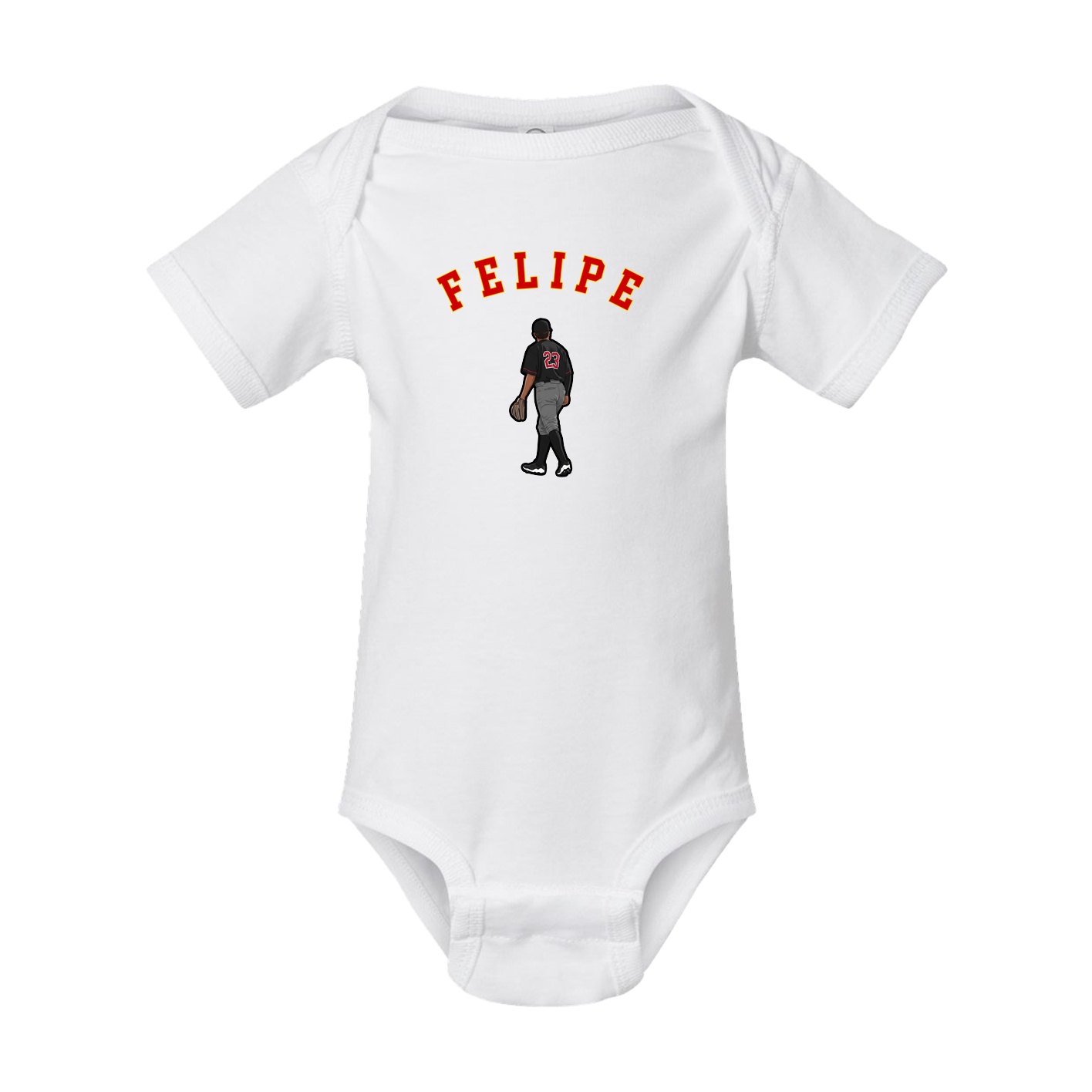 Baby Onesie — Shirsey Arch in White