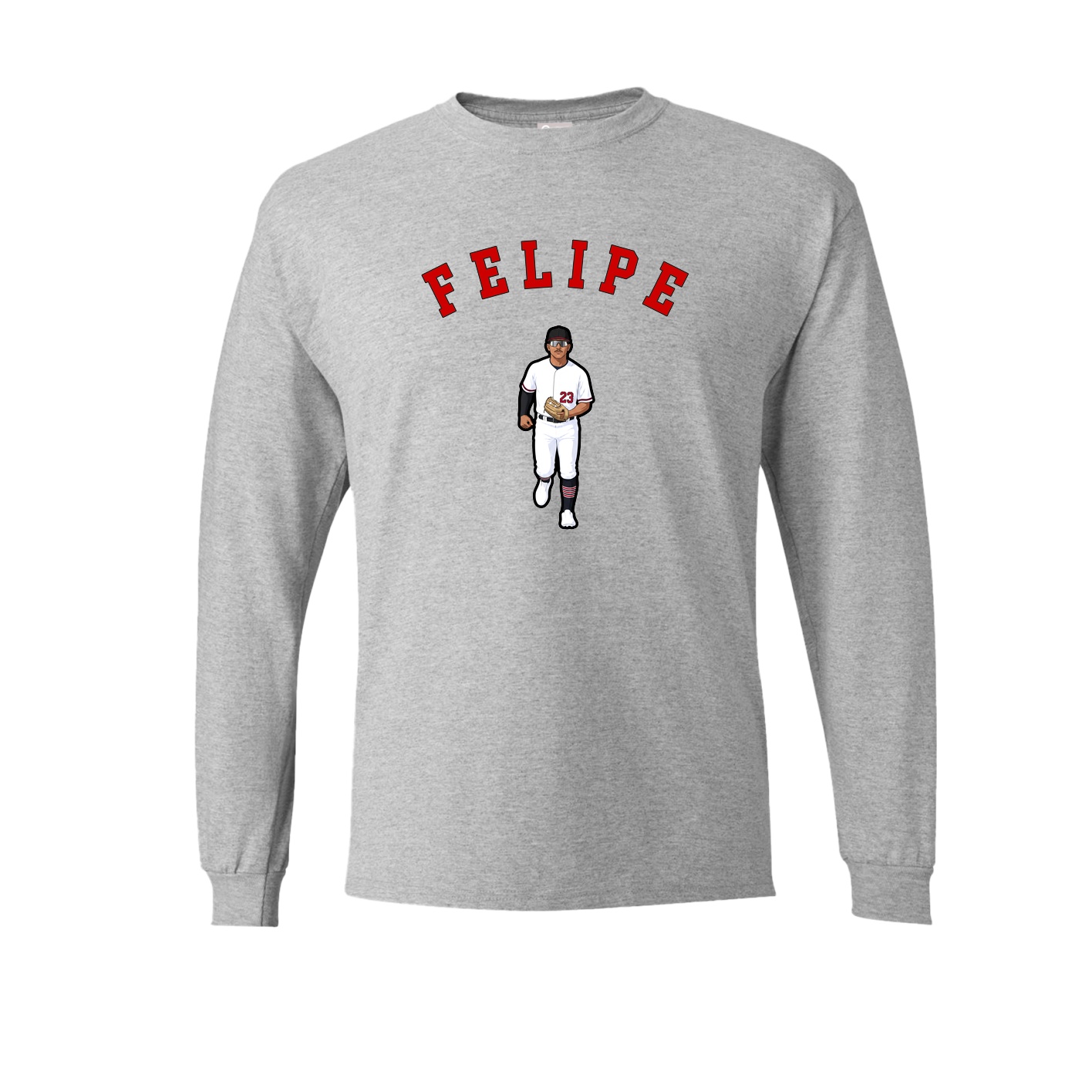 Long Sleeve Tee — Shirsey Arch in Grey