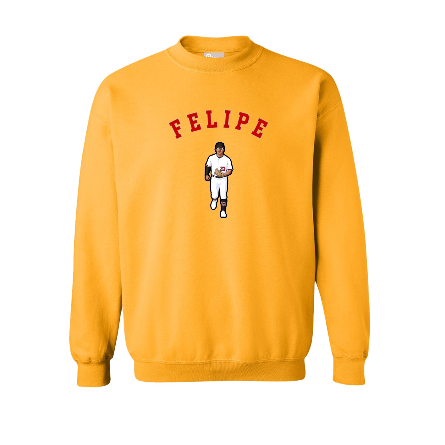 Fleece Crew — Shirsey Arch in Gold