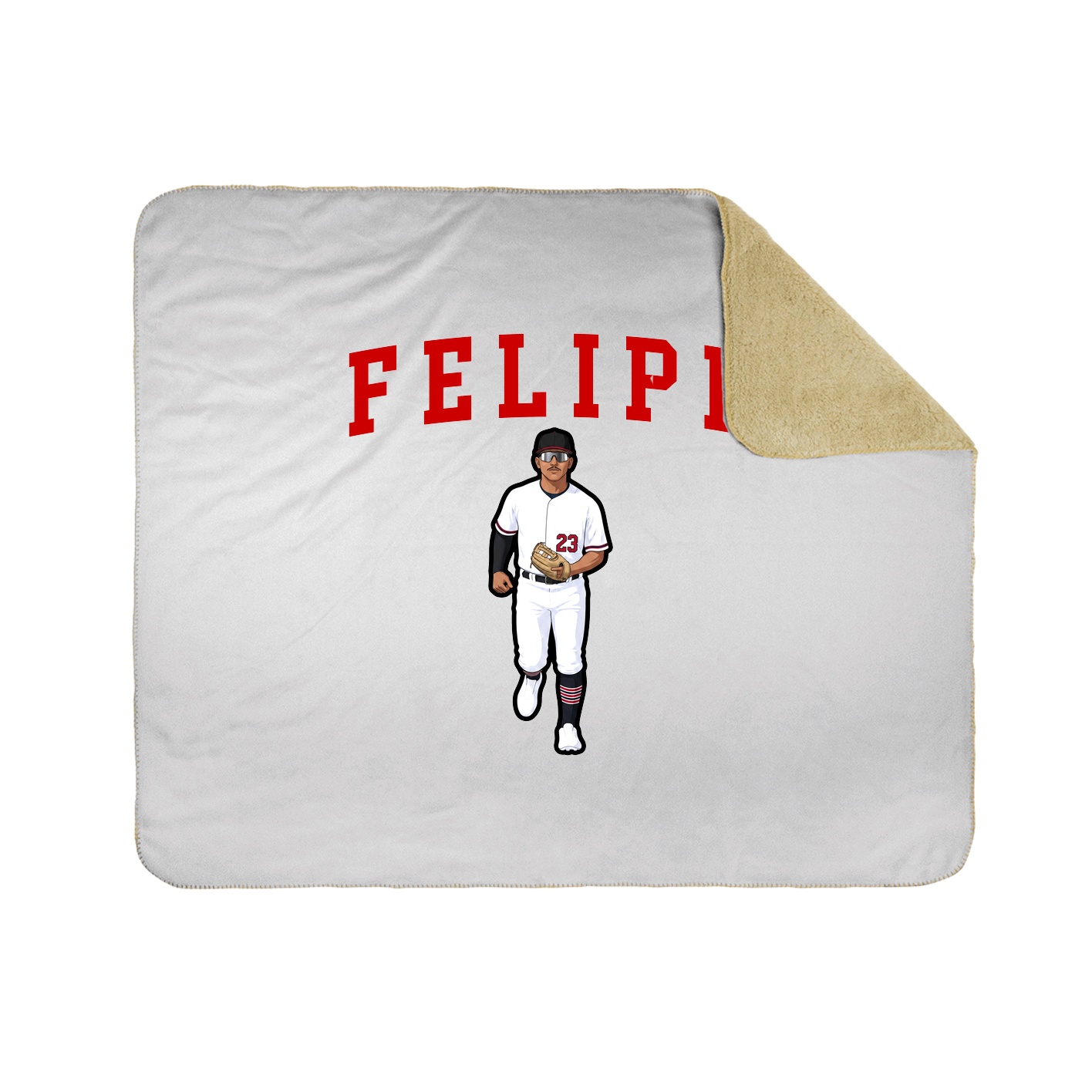 Throw Blanket — Shirsey in White