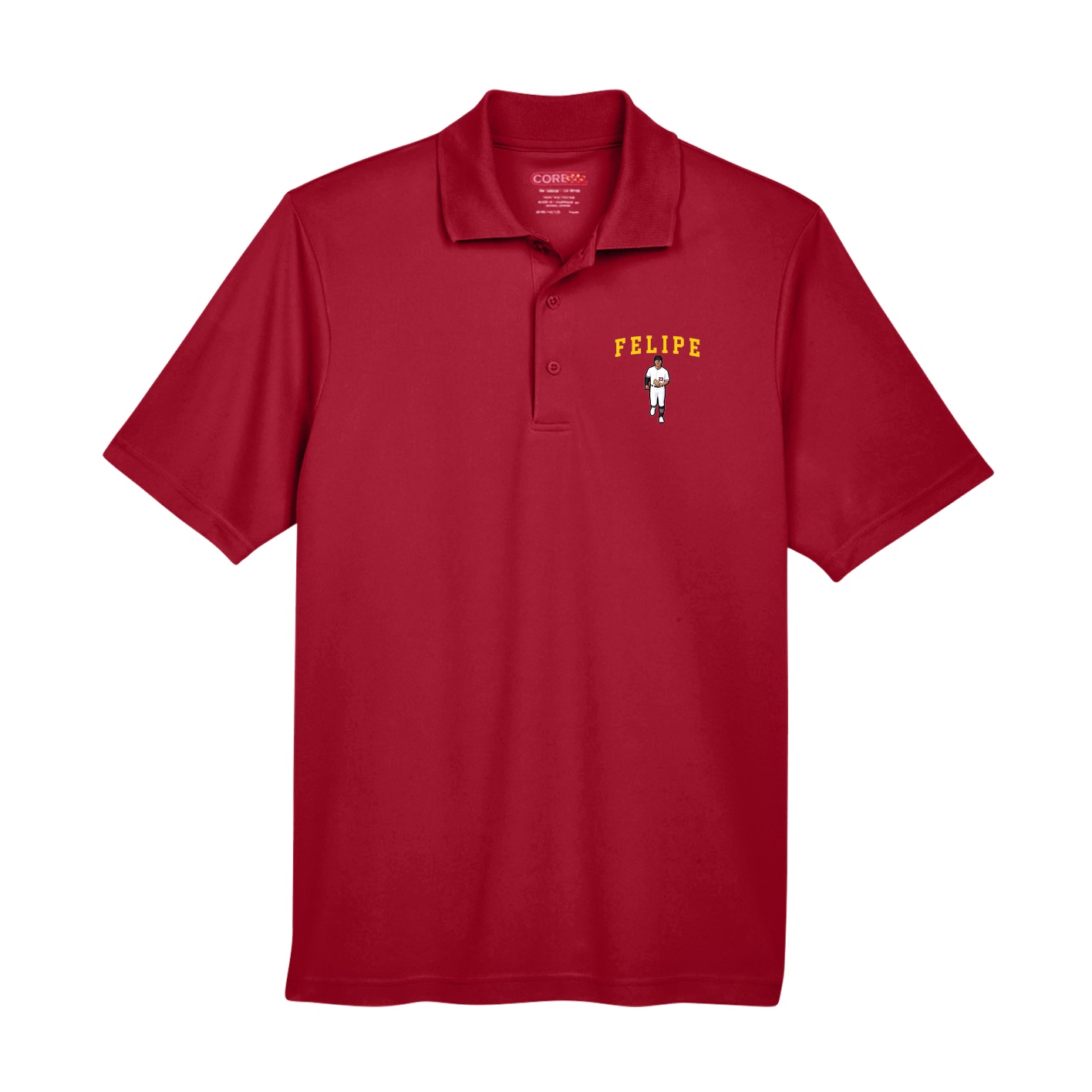 Performance Polo — Shirsey in Red