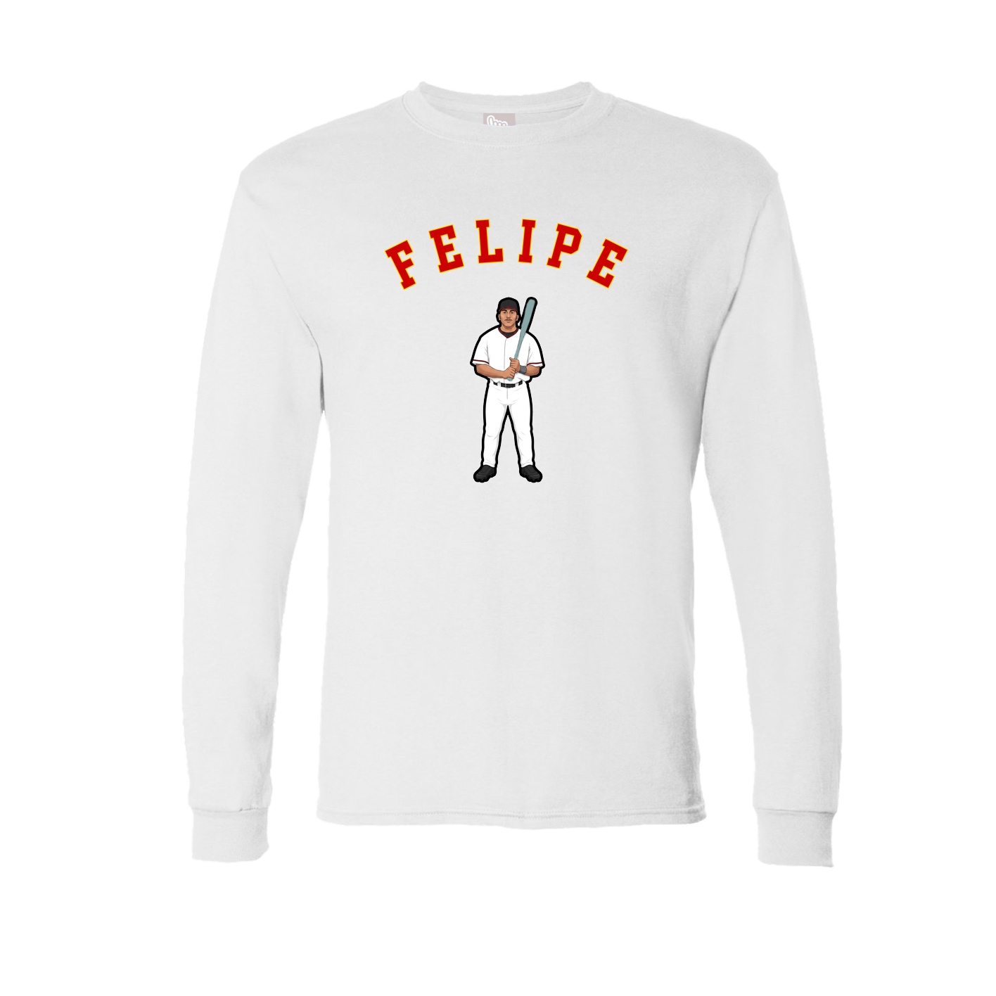 Long Sleeve Tee — Shirsey Arch in White
