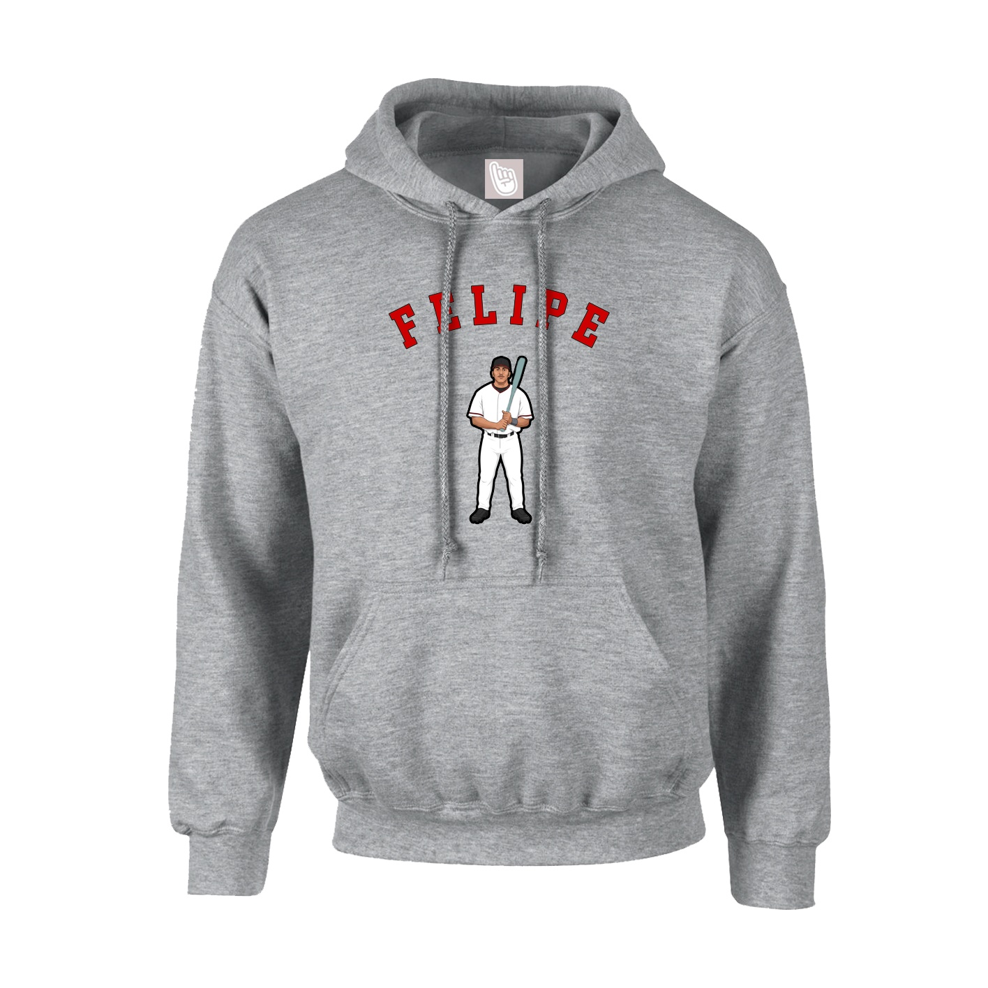 Youth Hoodie — Shirsey Arch in Grey