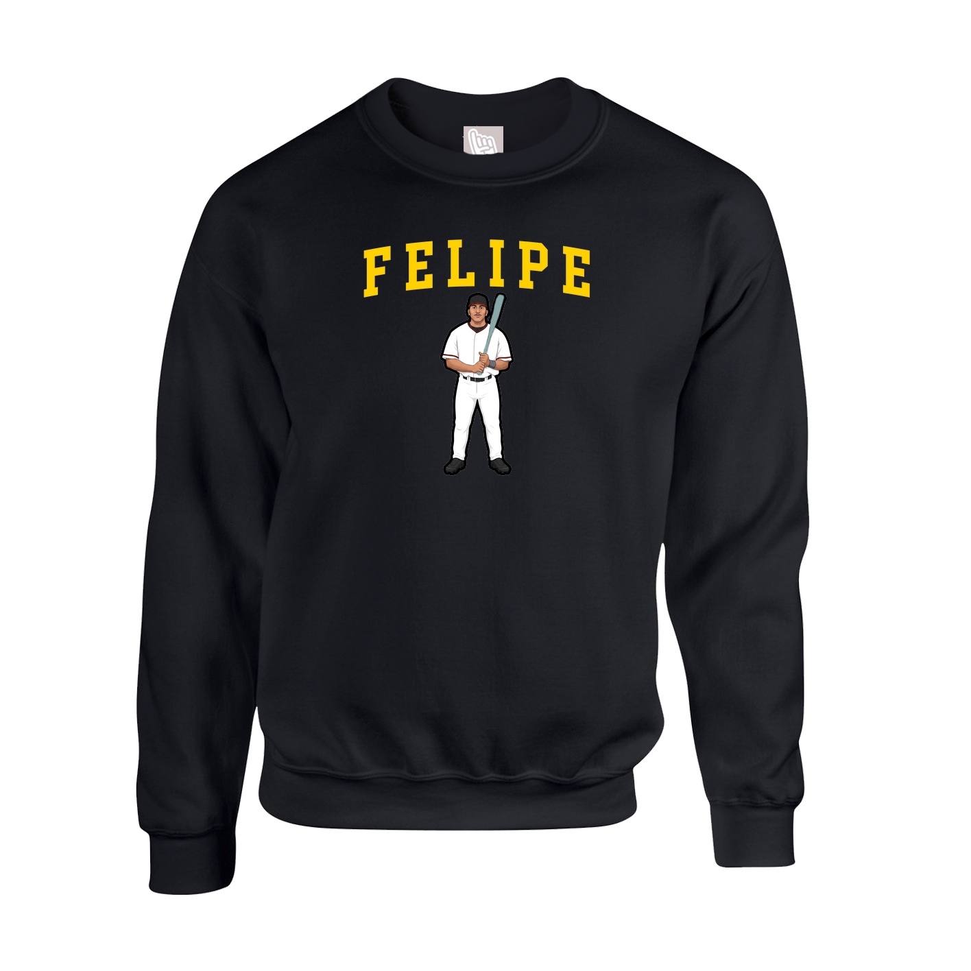Fleece Crew — Shirsey in Black