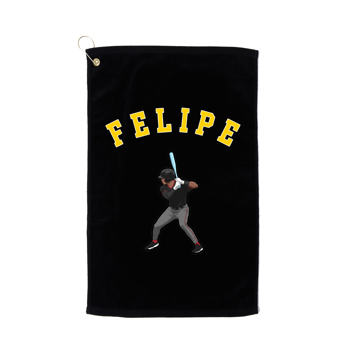 Golf Towel — Shirsey Arch in Black