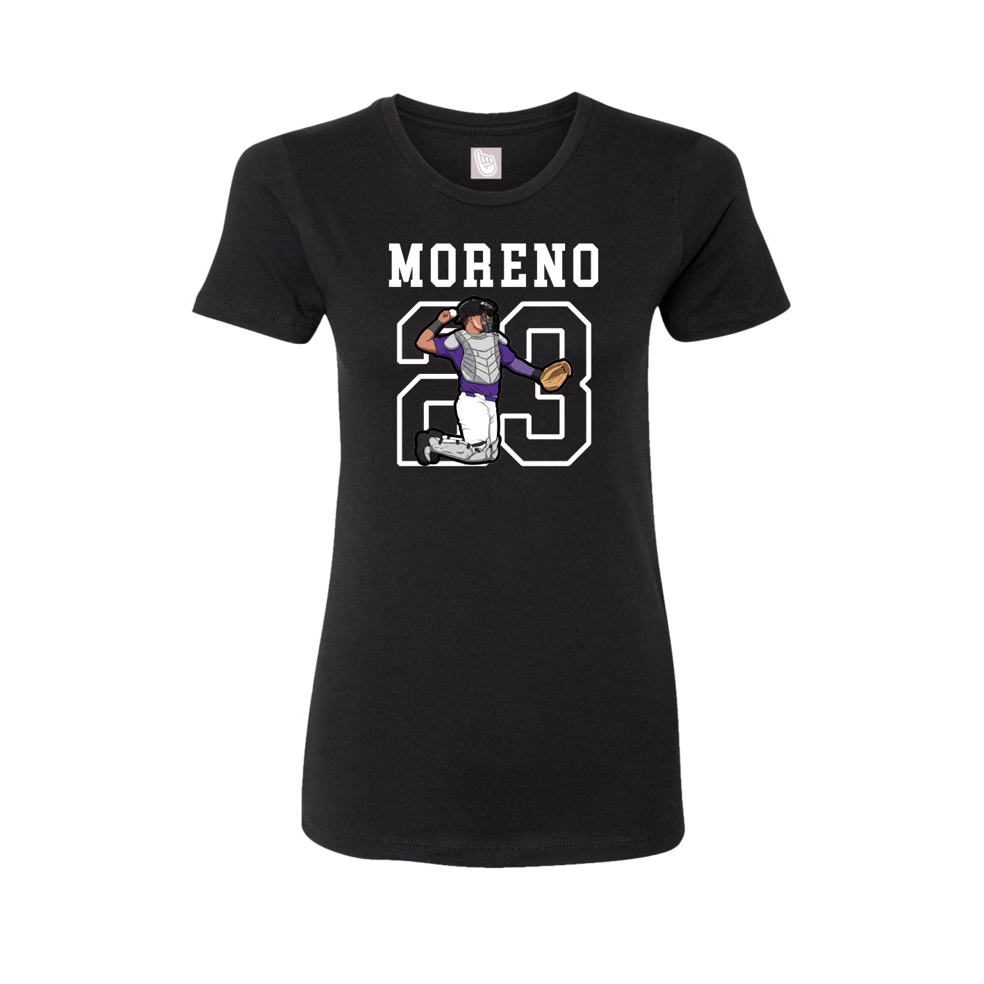 Fitted Women's Tee — Shirsey in Black