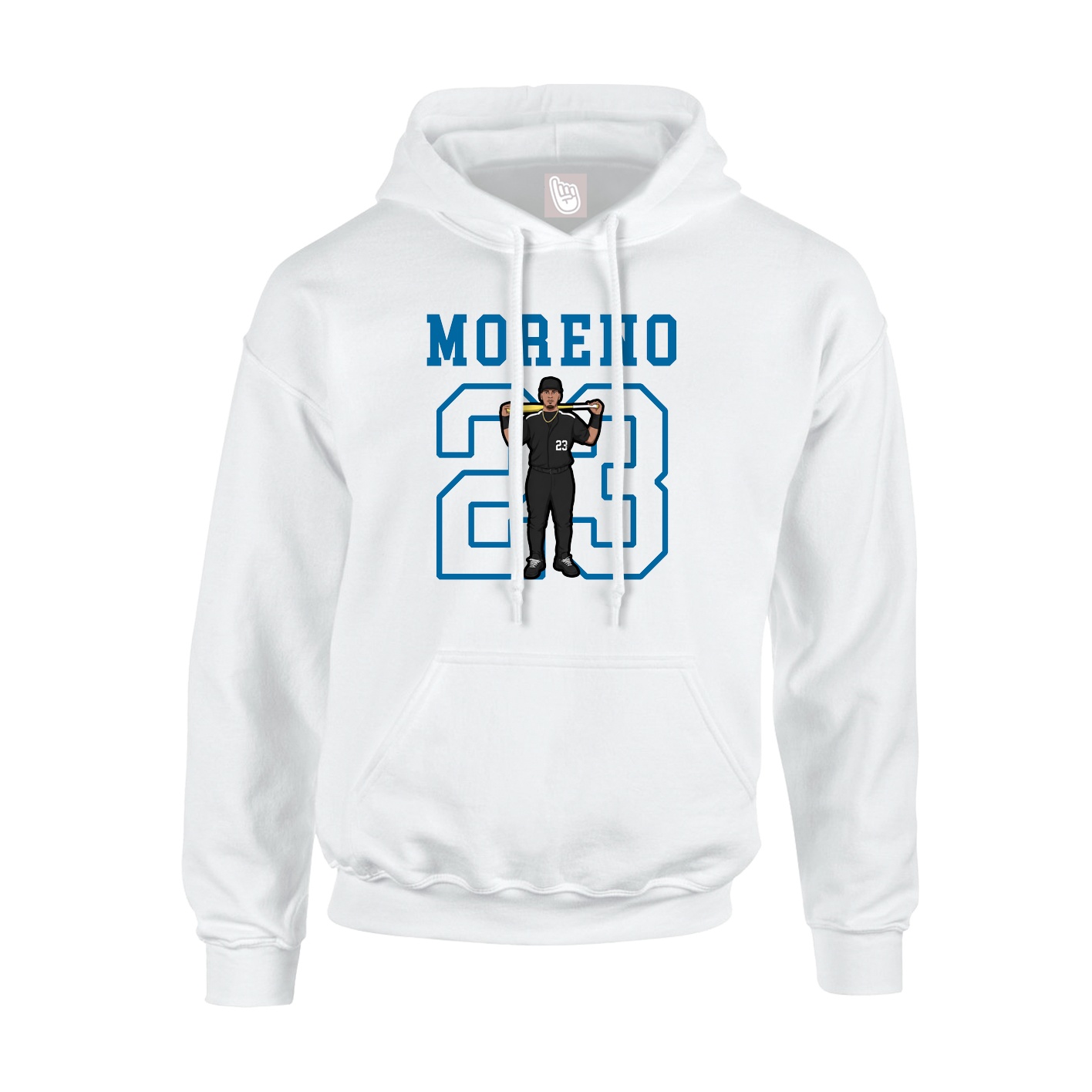 Hoodie — Shirsey in White