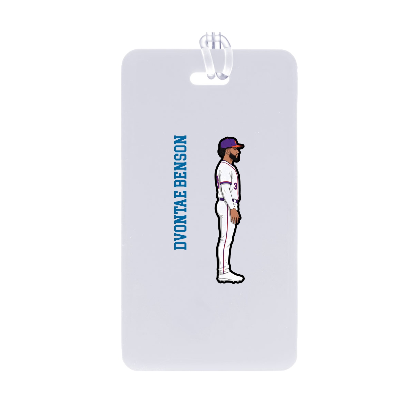 Bag Tag — Name Vertical in Classic