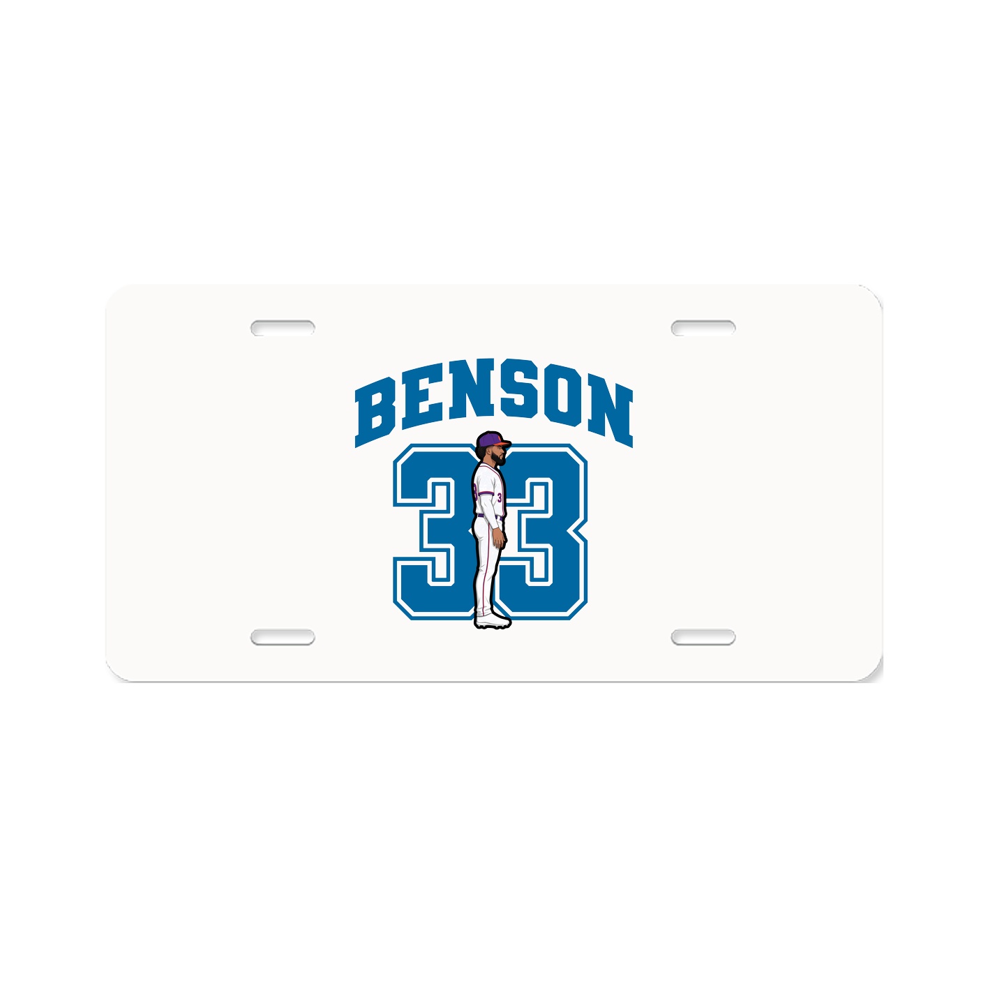 License Plate — Number in Classic