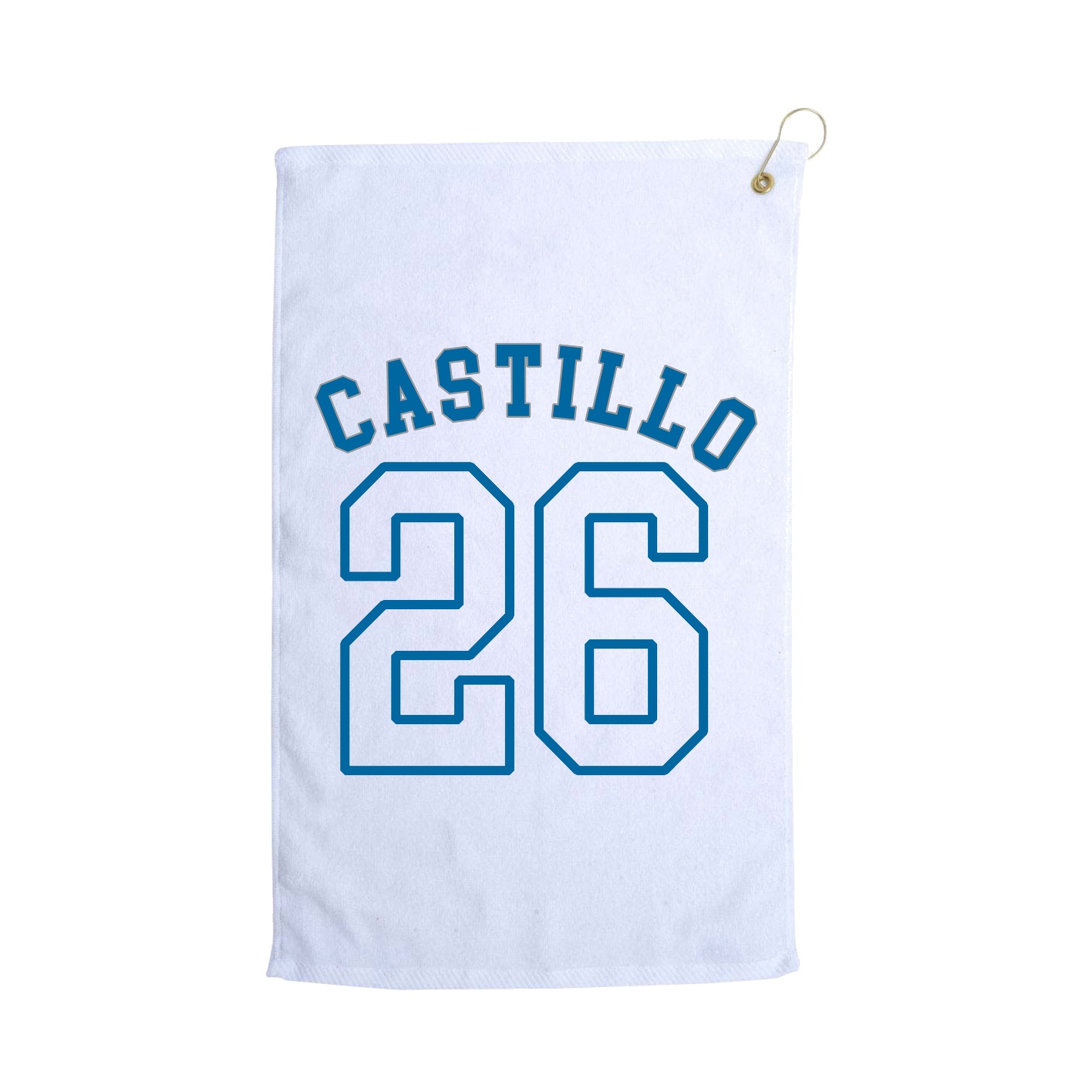 Golf Towel — Shirsey Arch in White