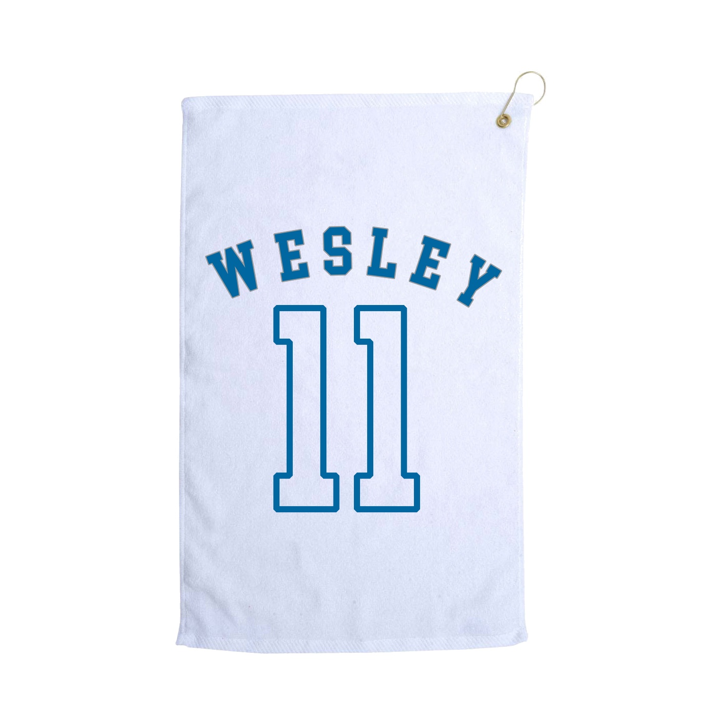 Golf Towel — Shirsey Arch in White