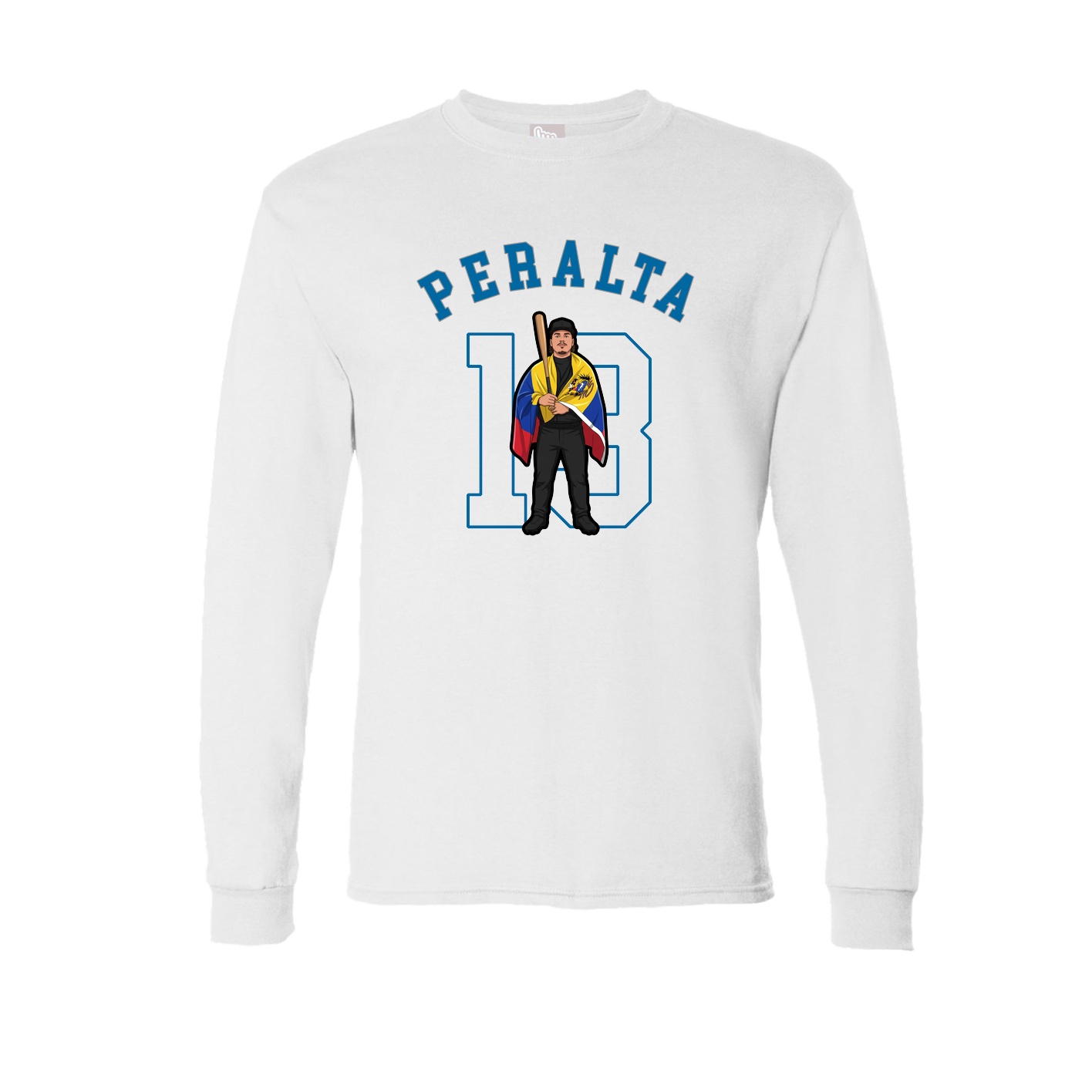 Long Sleeve Tee — Shirsey Arch in White