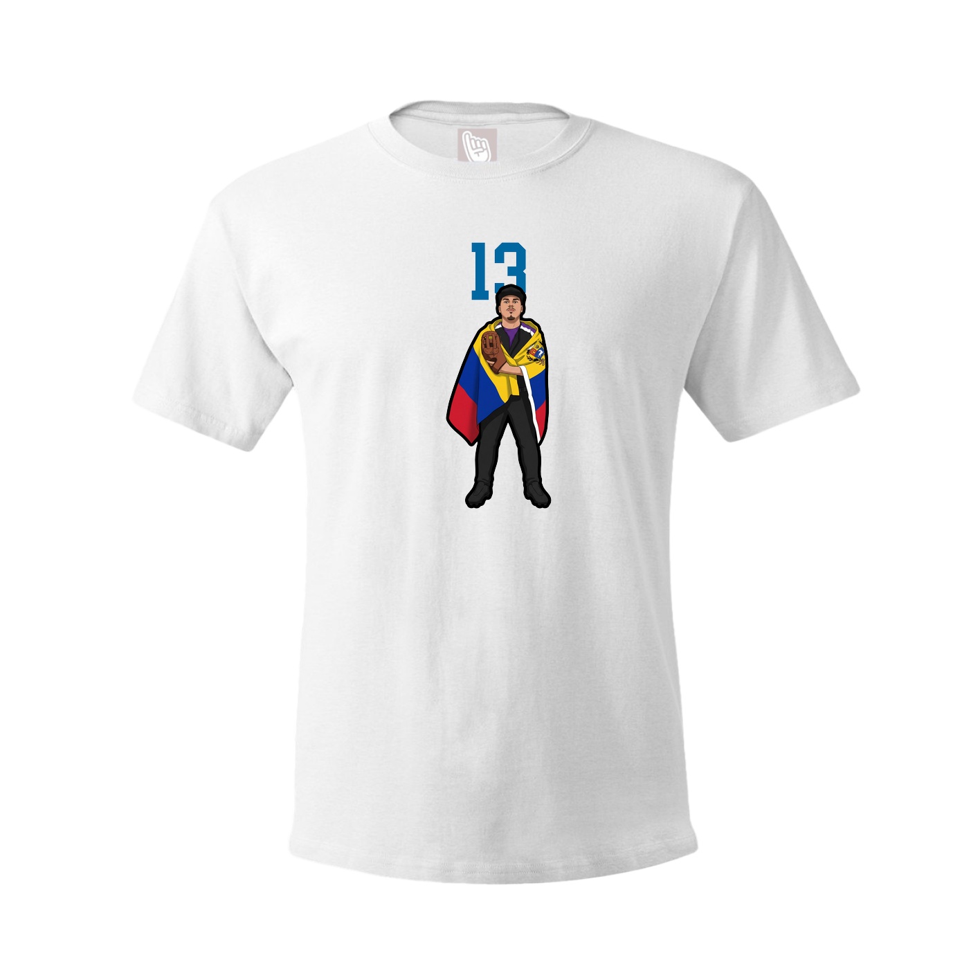 Tee — Number Top in White