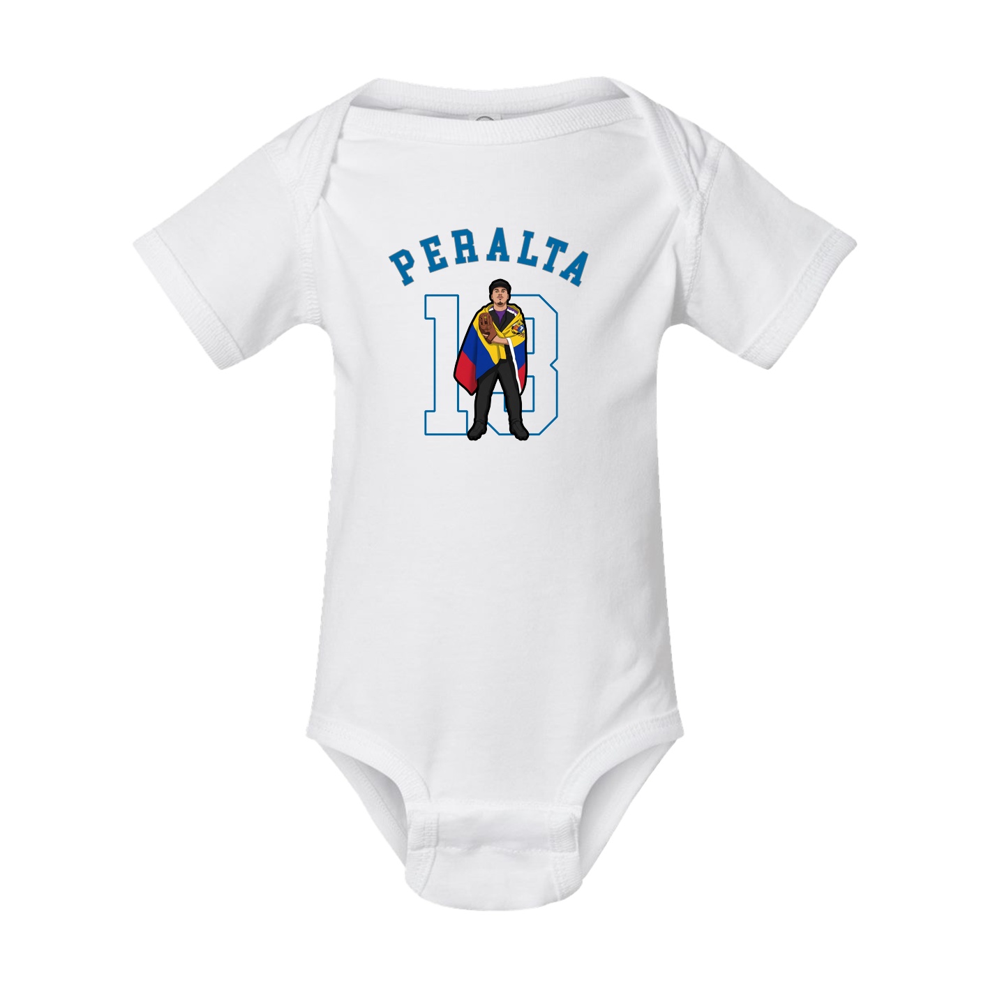 Baby Onesie — Shirsey Arch in White