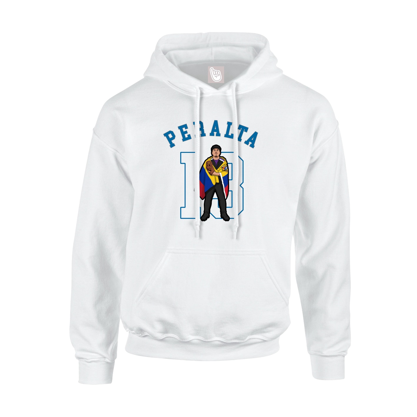 Hoodie — Shirsey Arch in White