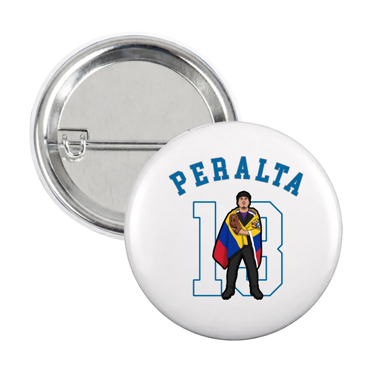 Game Day Button — Shirsey Arch in White